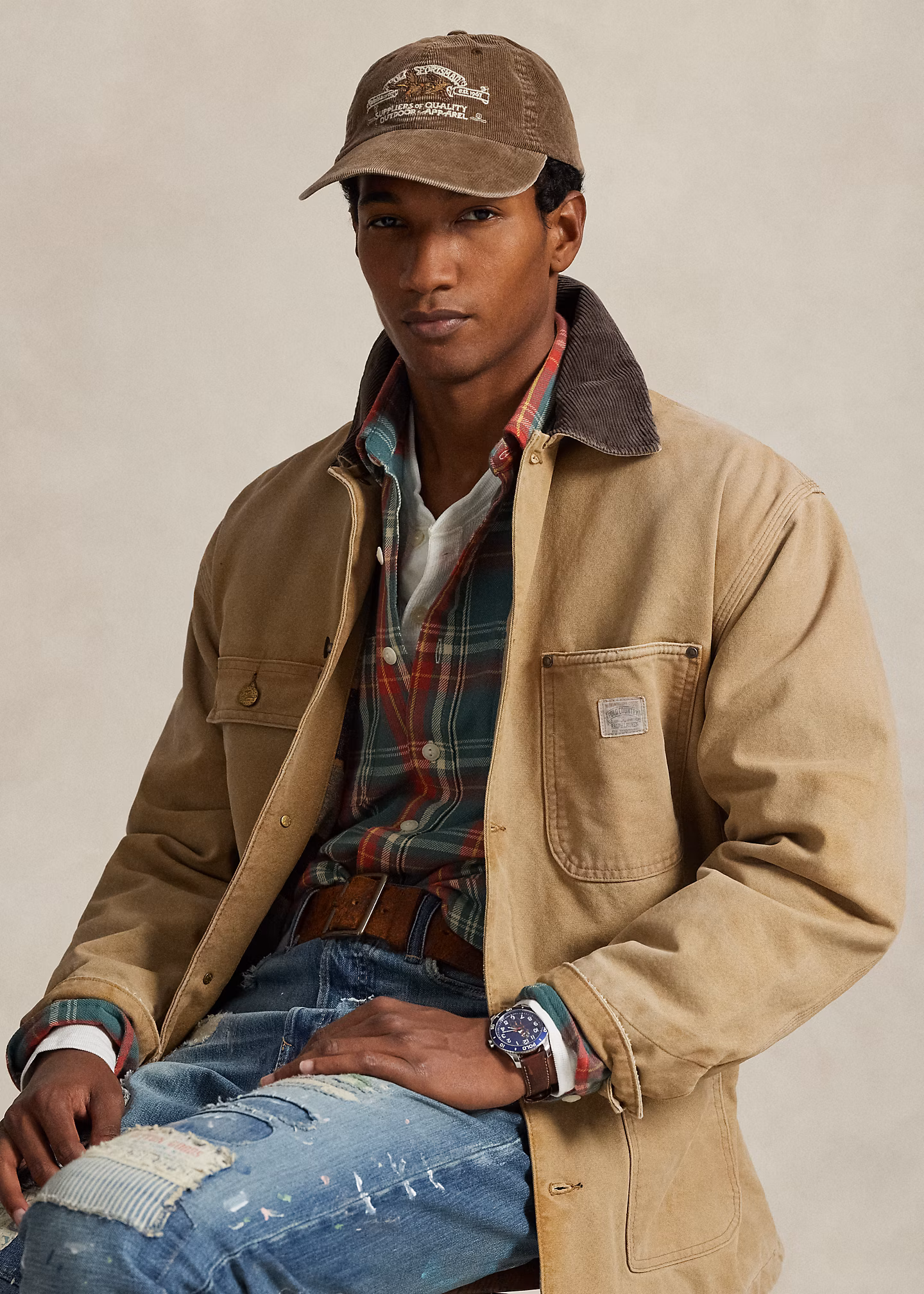 Classic-Fit Flanell-Arbeitshemd - RALPH LAUREN OUTLET