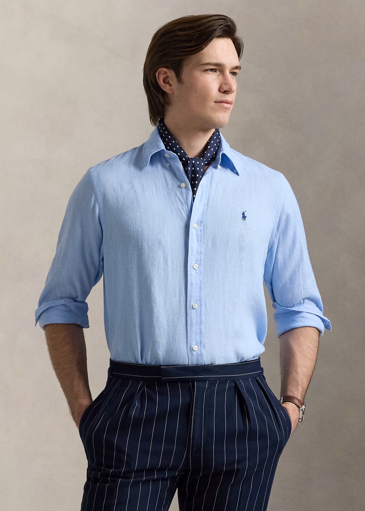 Custom-Fit Leinenhemd - RALPH LAUREN OUTLET