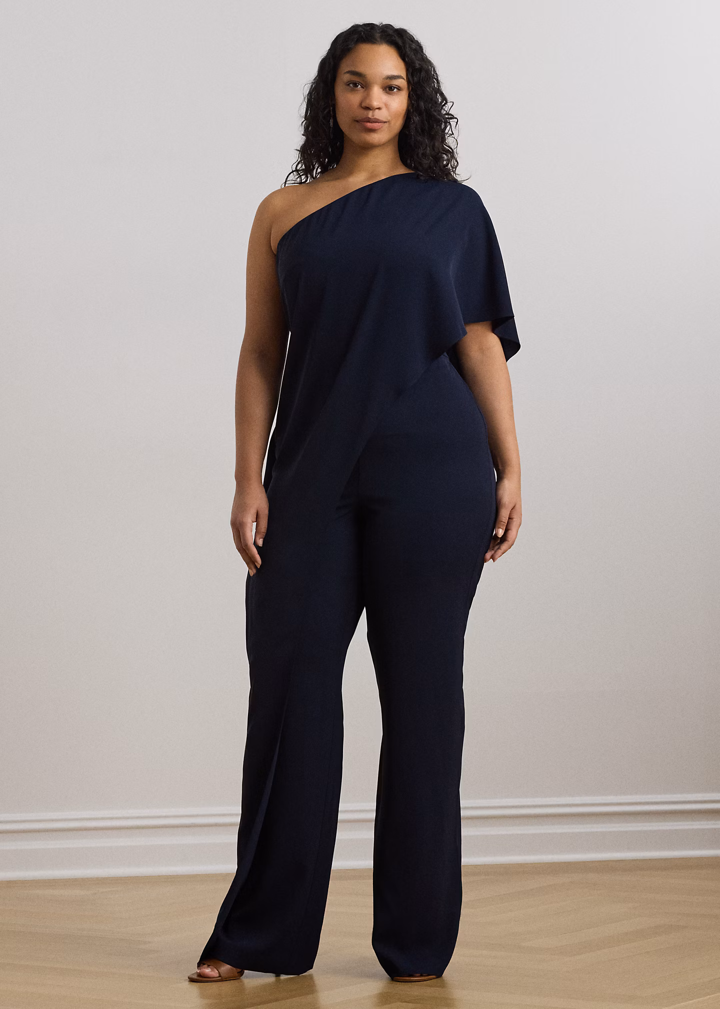Einschultriger Jumpsuit mit Cape - RALPH LAUREN OUTLET