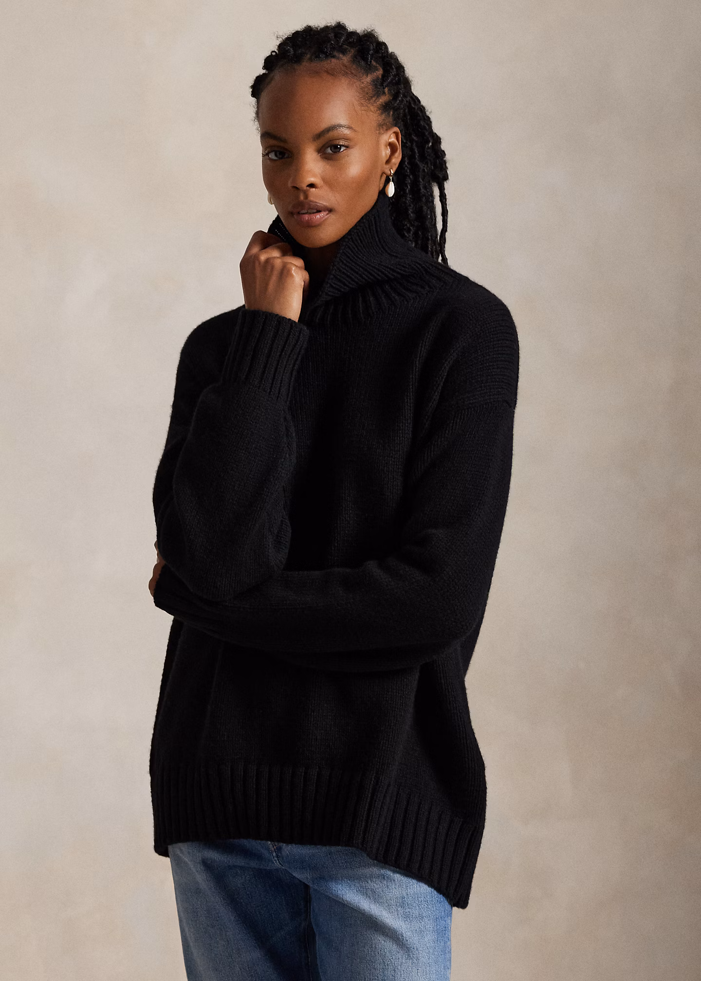 Woll-Kaschmir-Rollkragenpullover - RALPH LAUREN OUTLET