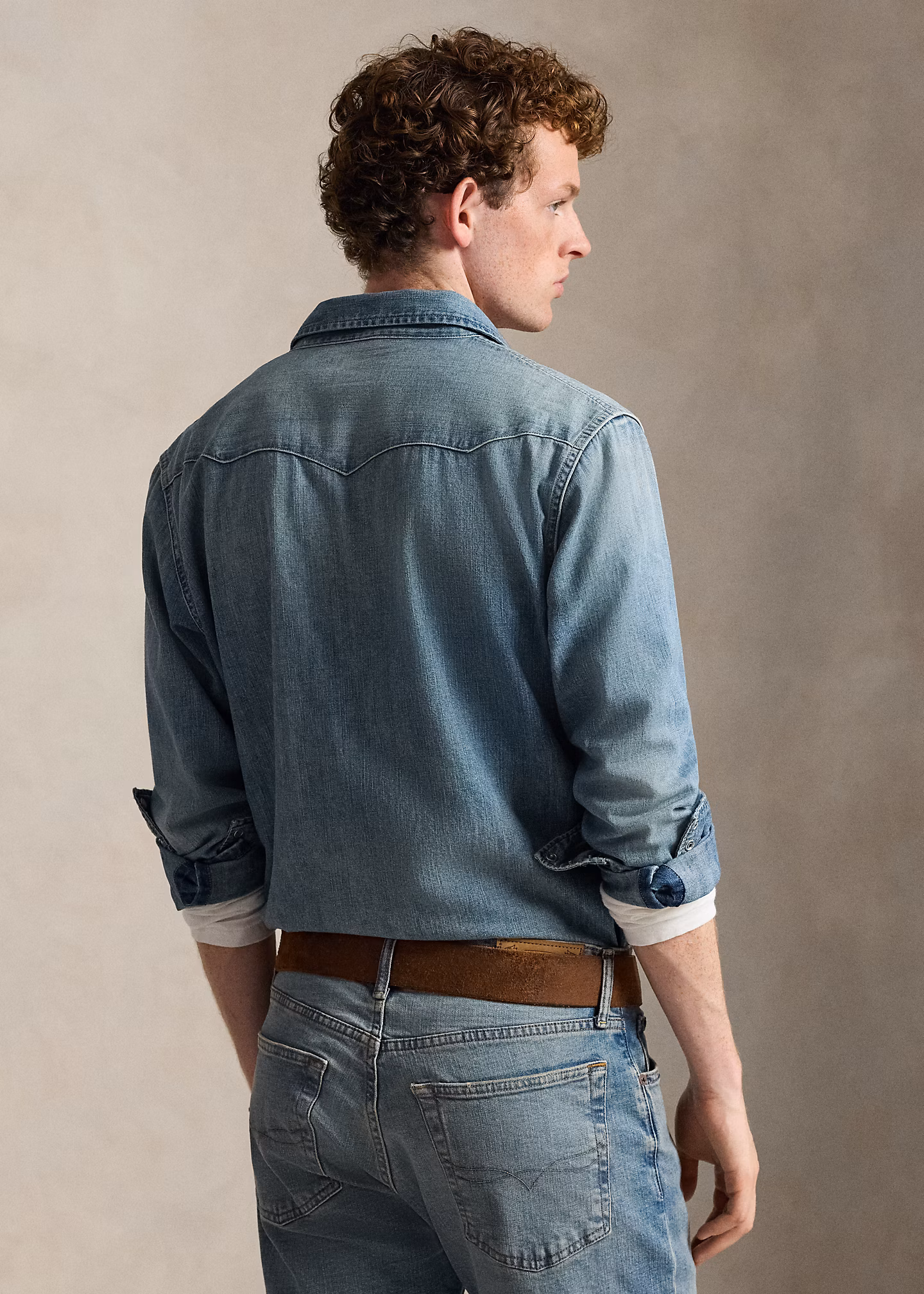 Westernhemd aus Flammgarn-Denim - RALPH LAUREN OUTLET