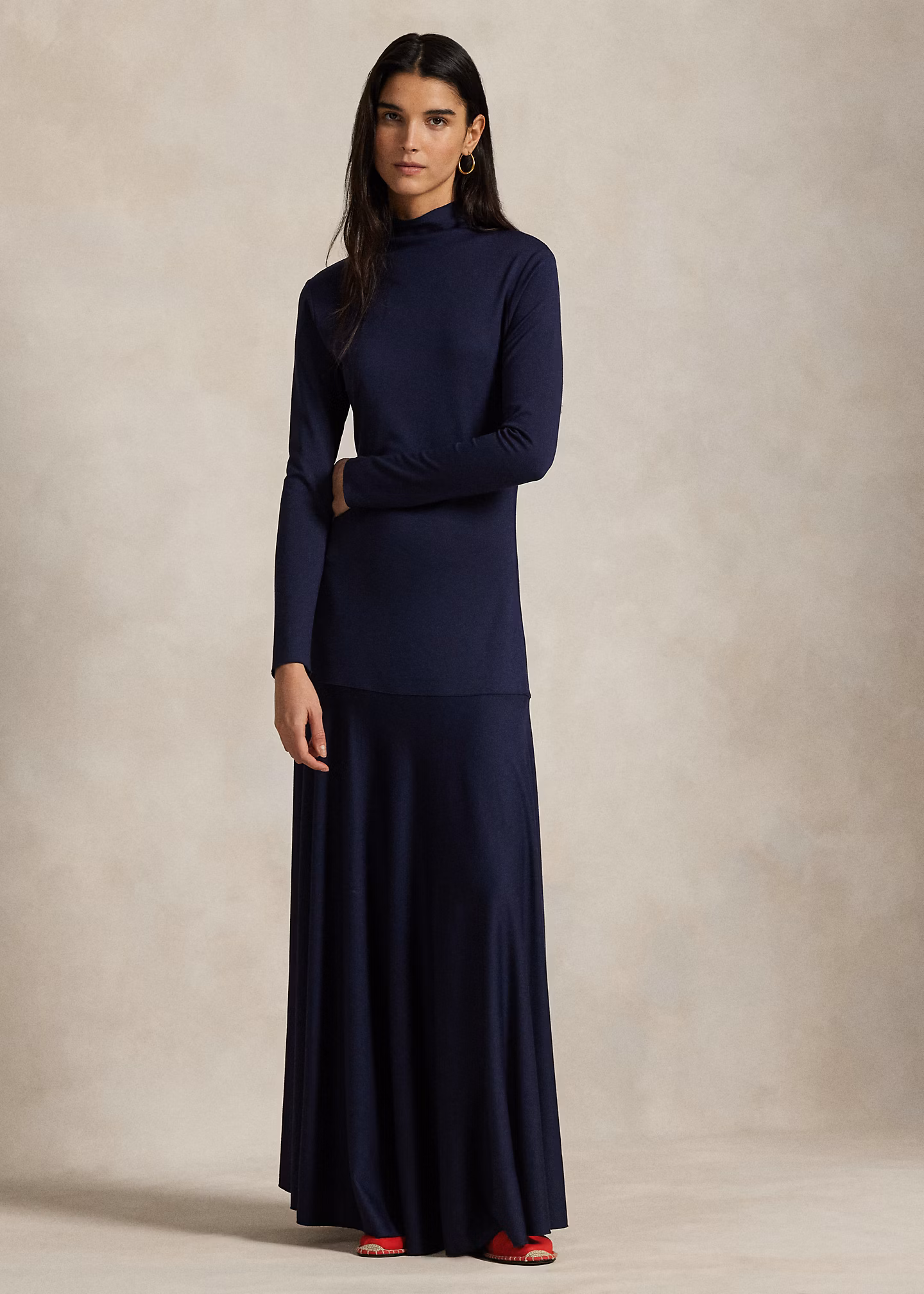 Ponte Turtleneck Maxidress - RALPH LAUREN OUTLET