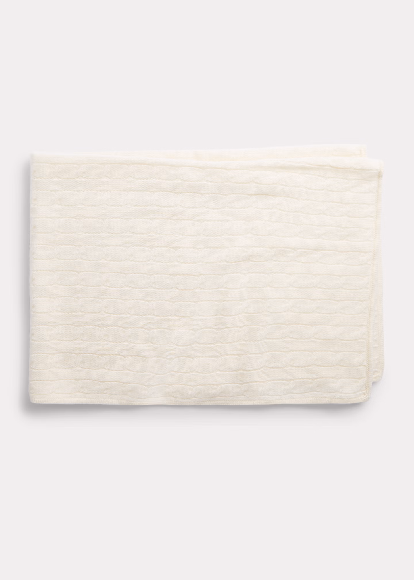 Decke aus Kaschmir mit Zopfmuster - RALPH LAUREN OUTLET