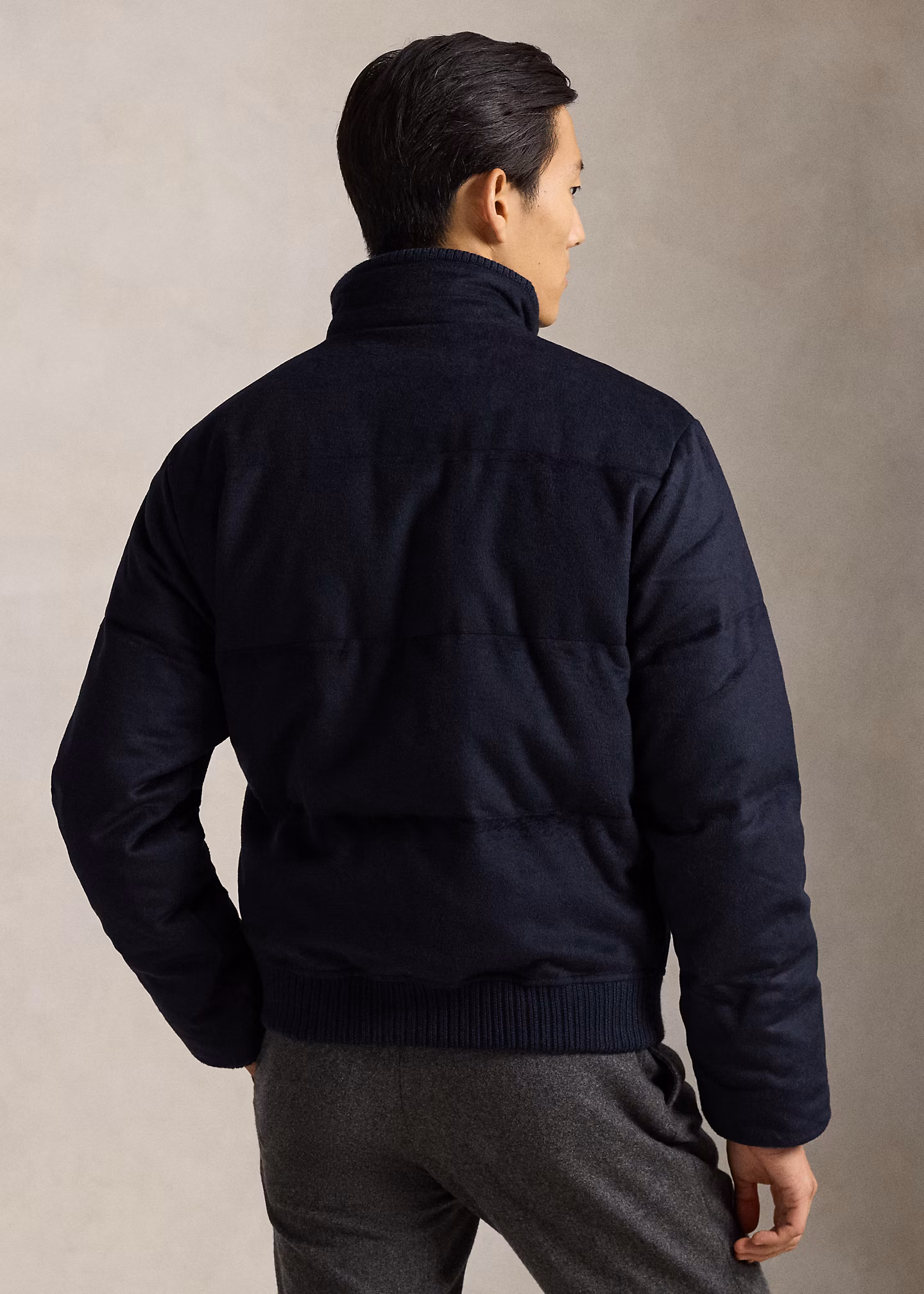 Die Fliegerjacke Lewis aus Melton - RALPH LAUREN OUTLET