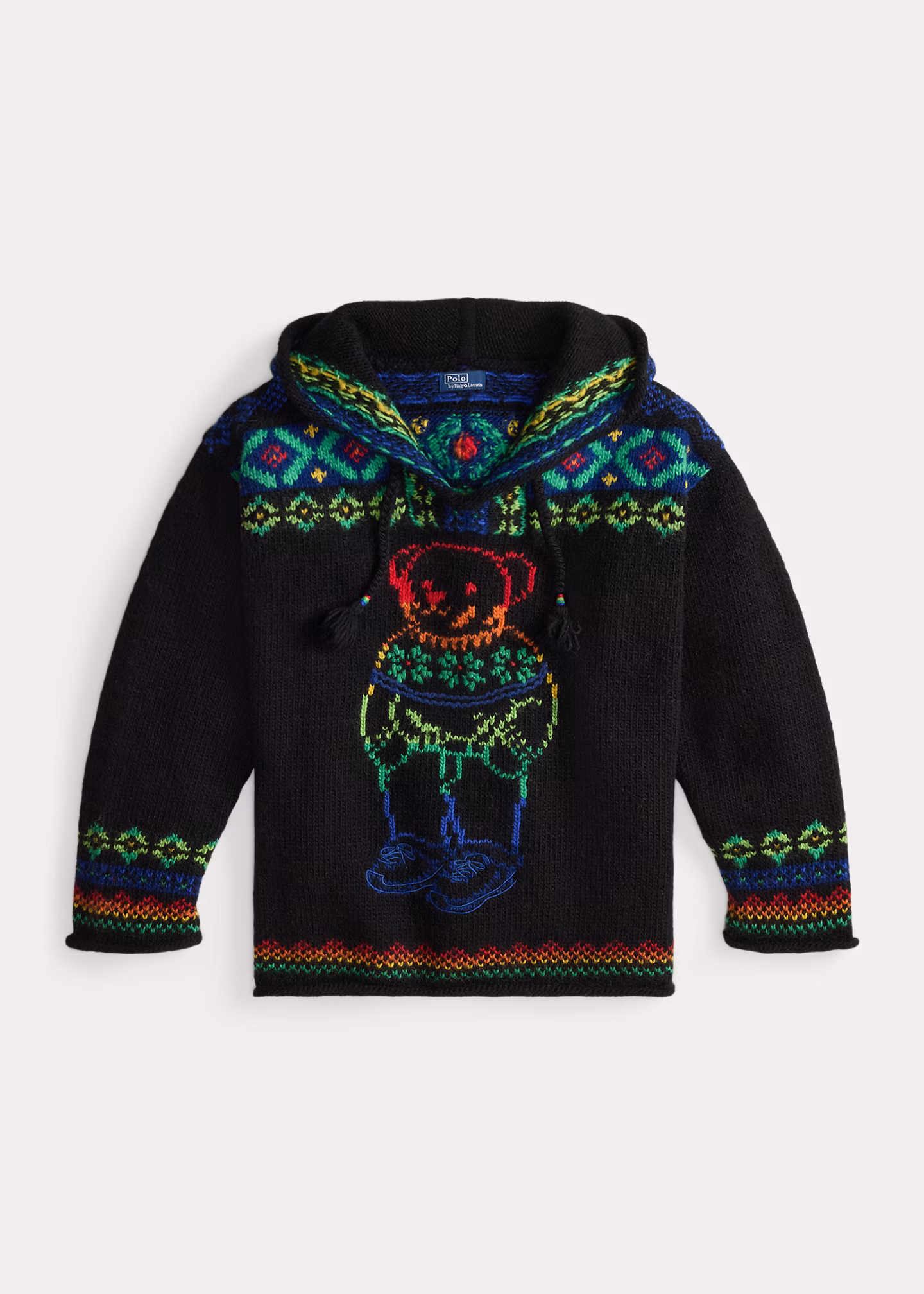 Woll-Kapuzenpullover mit Polo Bear - RALPH LAUREN OUTLET