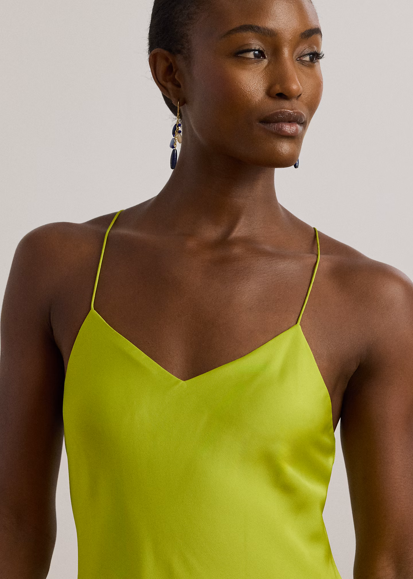 Trägerkleid aus federleichter Charmeuse - RALPH LAUREN OUTLET