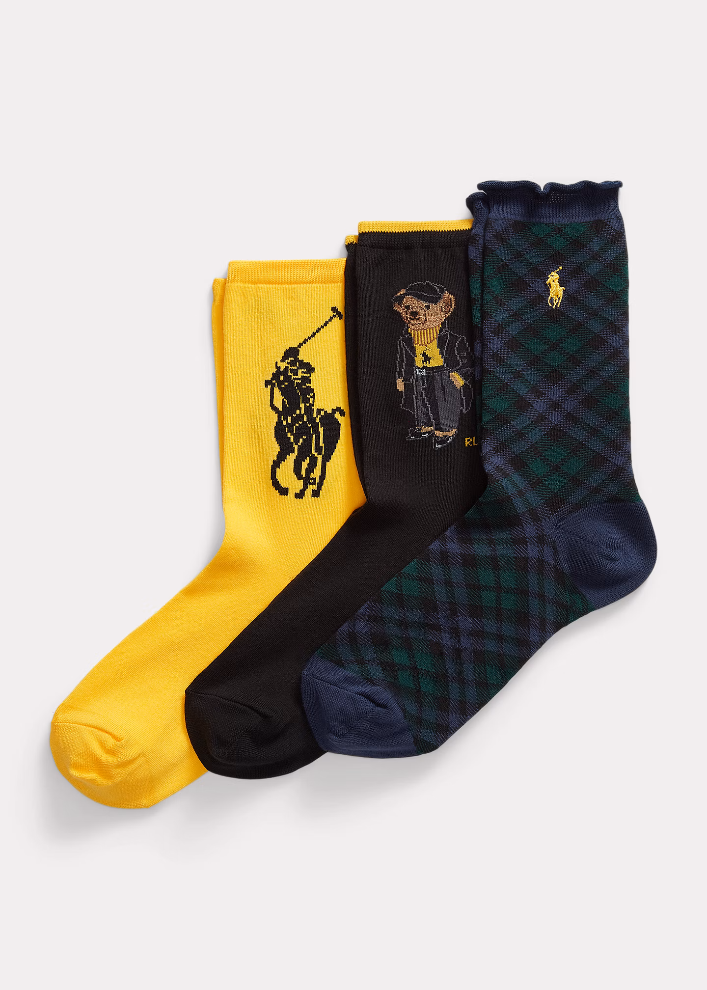 3er-Pack Crew-Socken als Geschenkset - RALPH LAUREN OUTLET