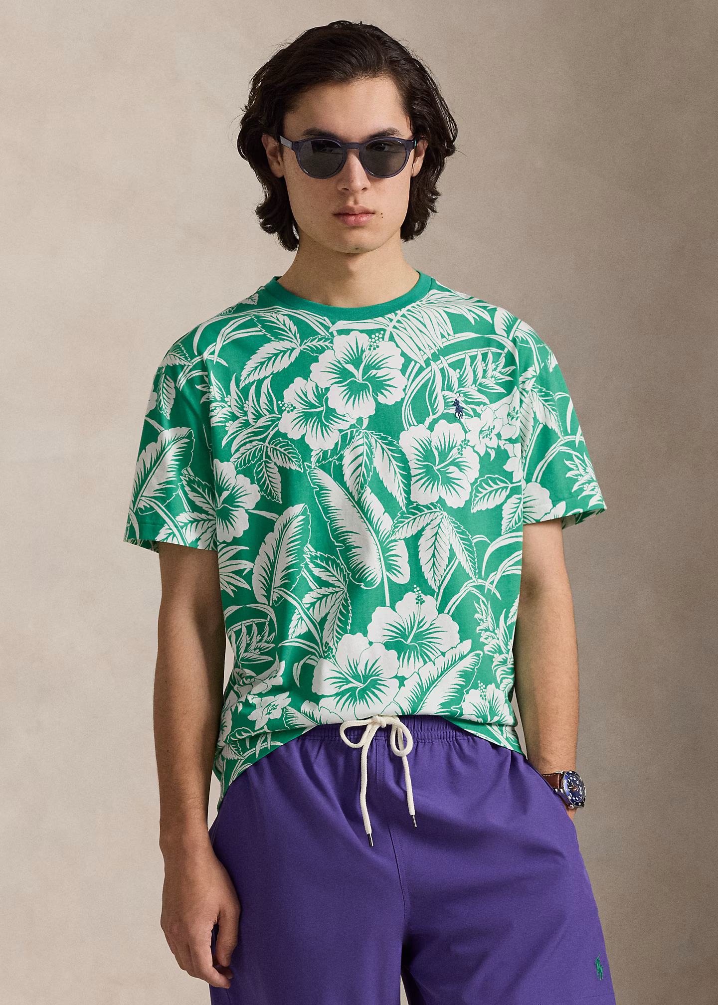 Custom-Slim-Fit Hawaii-T-Shirt - RALPH LAUREN OUTLET