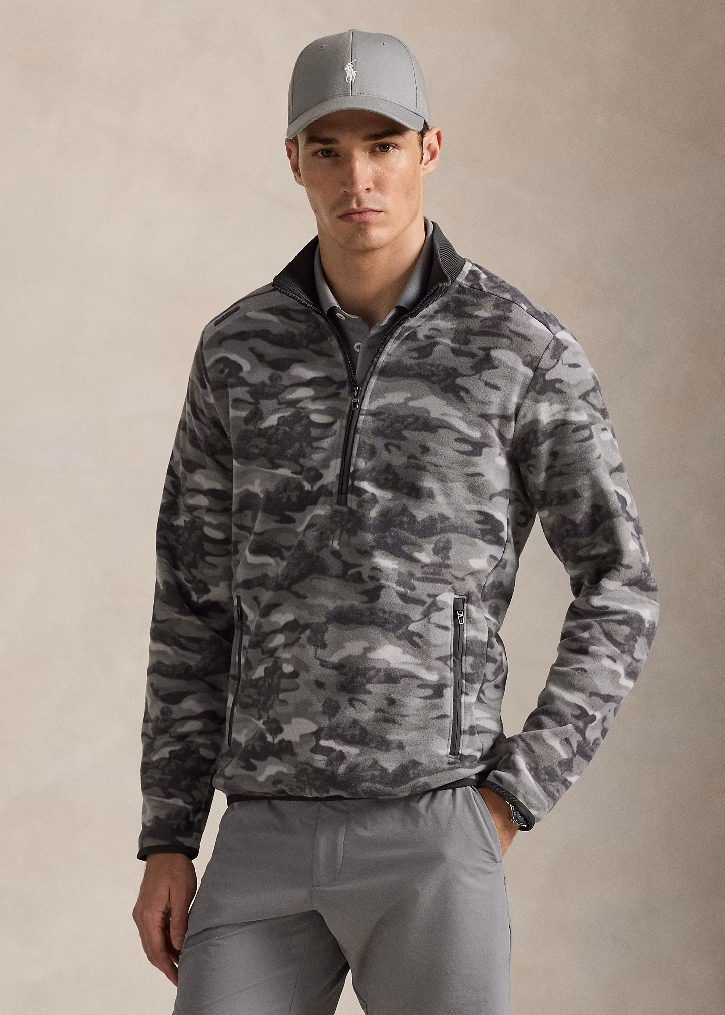 Flauschiger Camouflage-Fleecepullover - RALPH LAUREN OUTLET