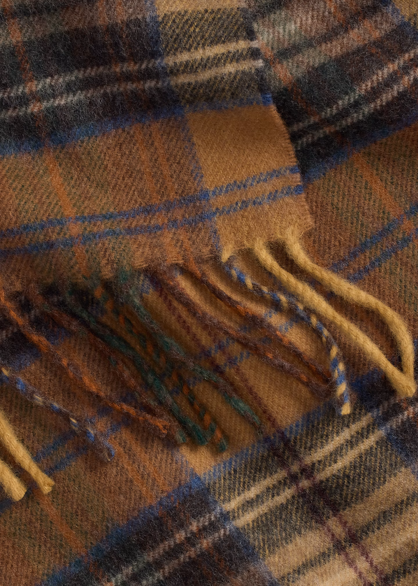 Karierter Schal aus Wolle und Kaschmir - RALPH LAUREN OUTLET