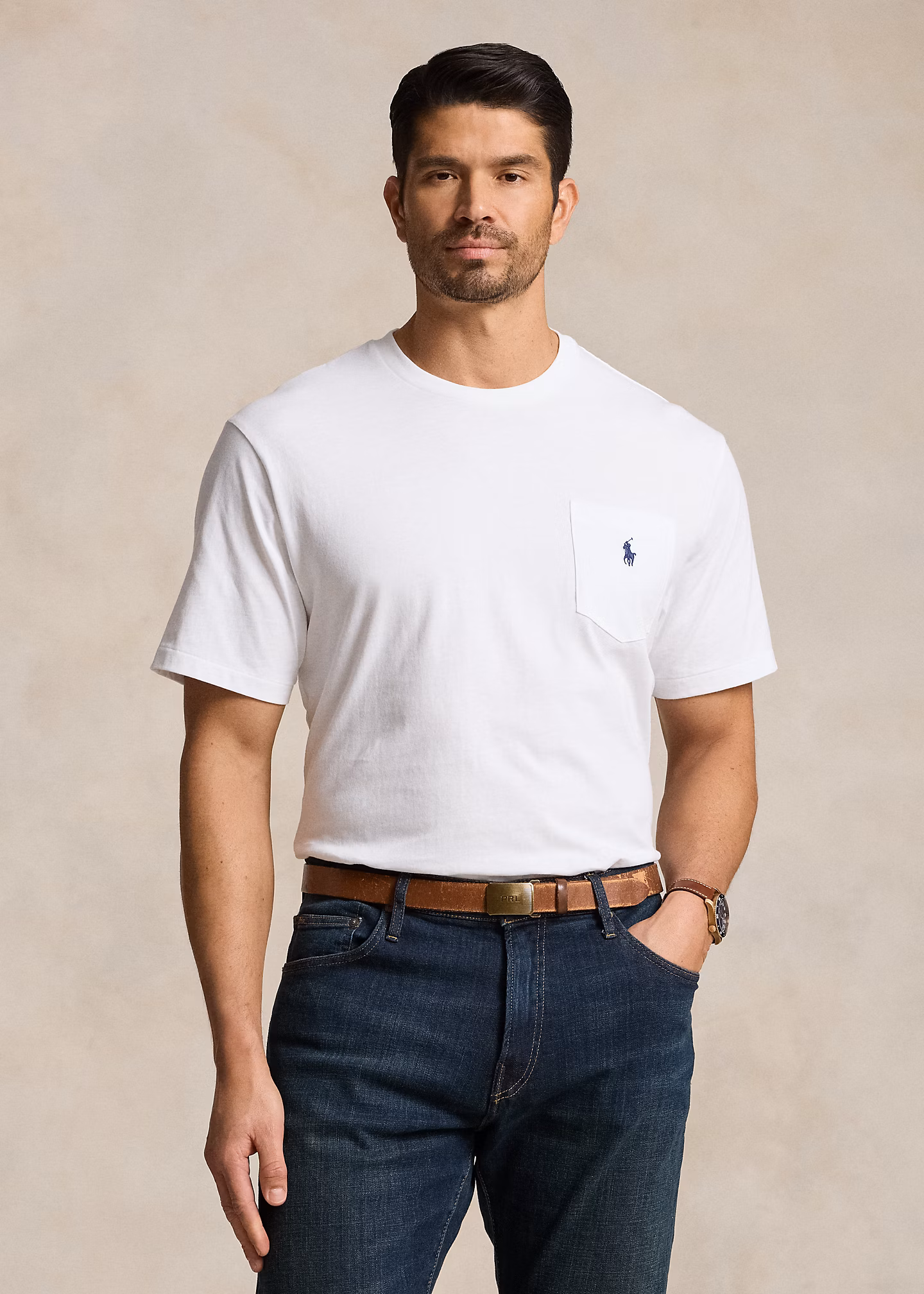 Classic-Fit T-Shirt mit Tasche - RALPH LAUREN OUTLET
