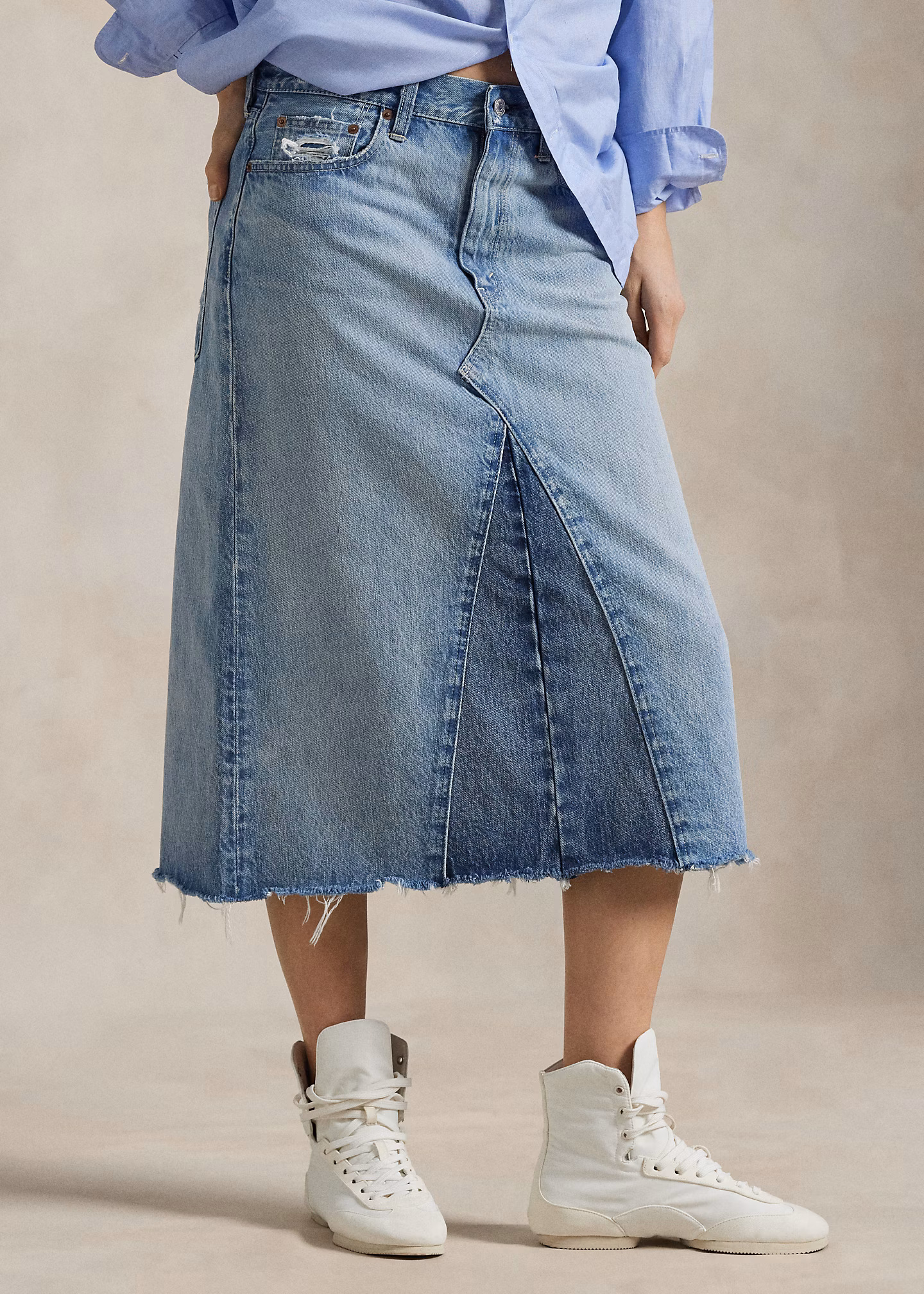 Denim-Bahnenrock in A-Linie - RALPH LAUREN OUTLET