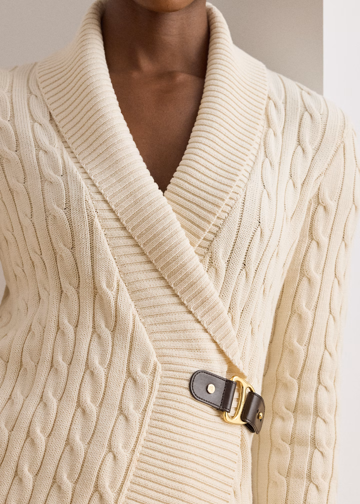 Baumwollpullover mit Schnalle - RALPH LAUREN OUTLET