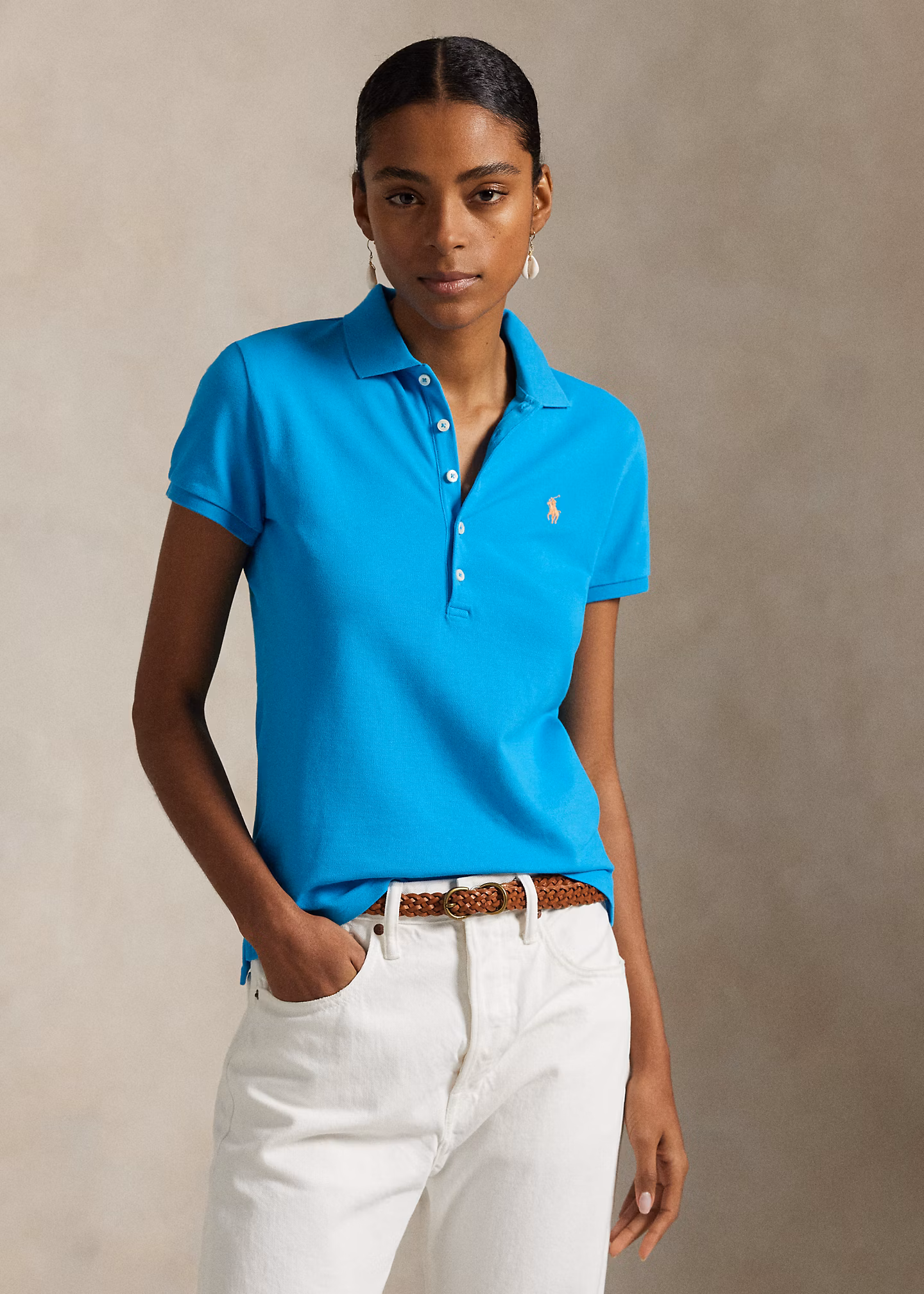 Slim-Fit Stretch-Poloshirt - RALPH LAUREN OUTLET