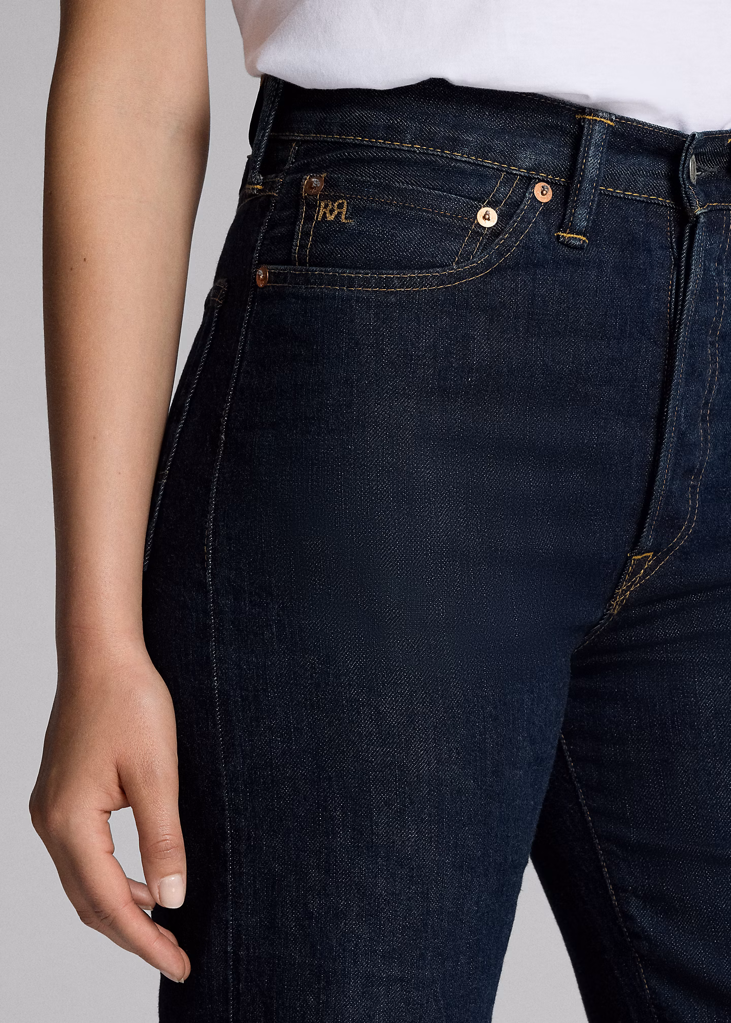 Boy-Fit Jeans mit hohem Bund - RALPH LAUREN OUTLET