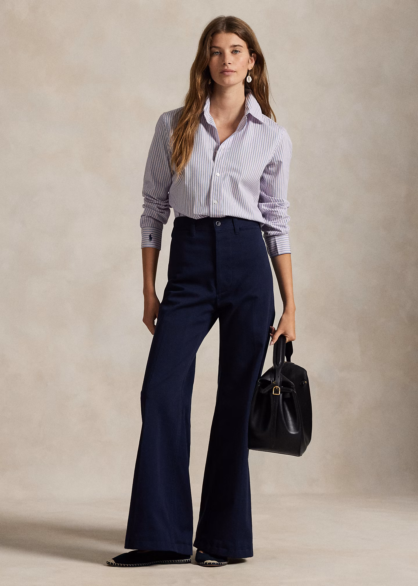 Stretch-Slim-Fit Hemd mit Streifen - RALPH LAUREN OUTLET