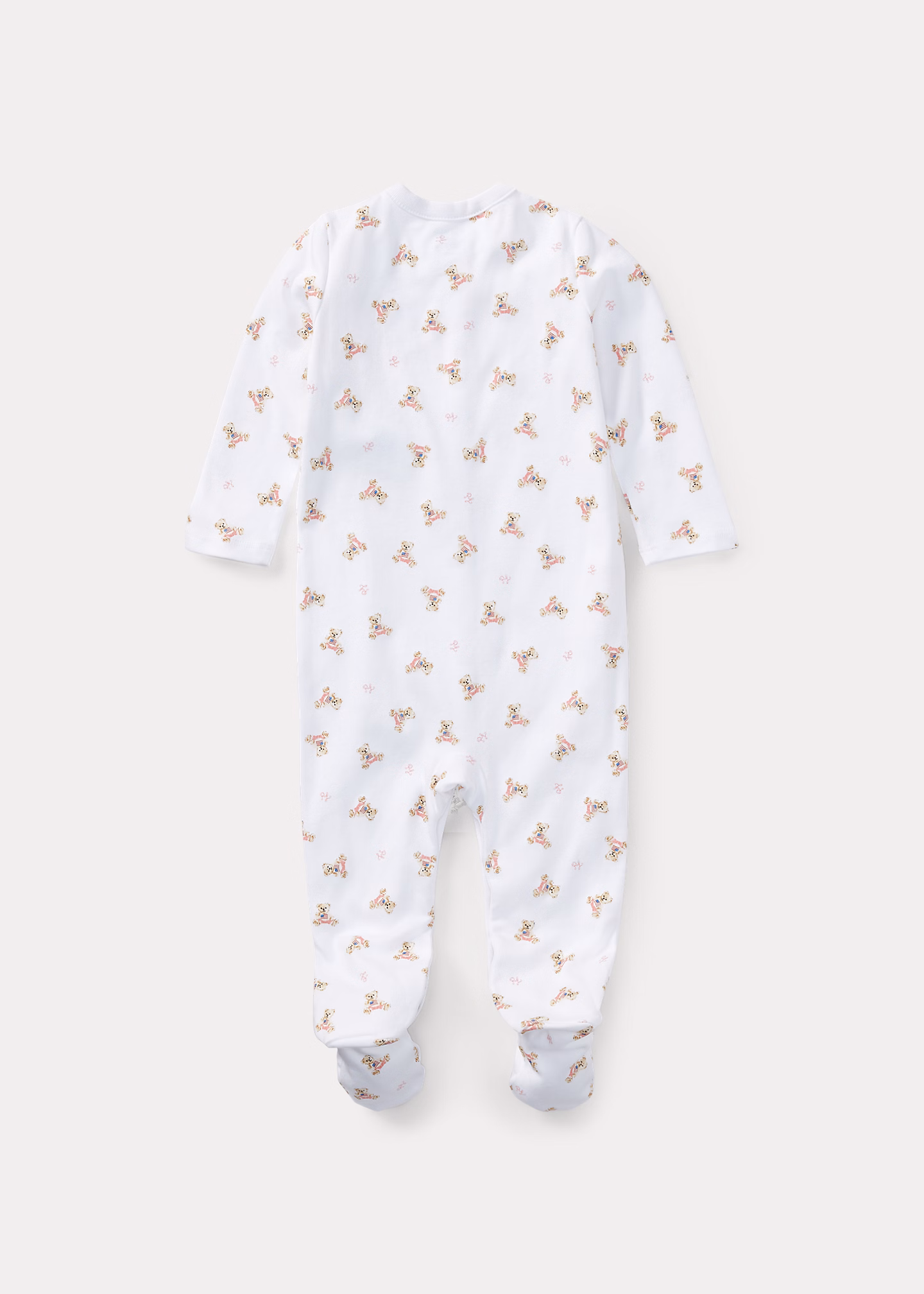 Baumwollstrampler mit Polo Bear - RALPH LAUREN OUTLET