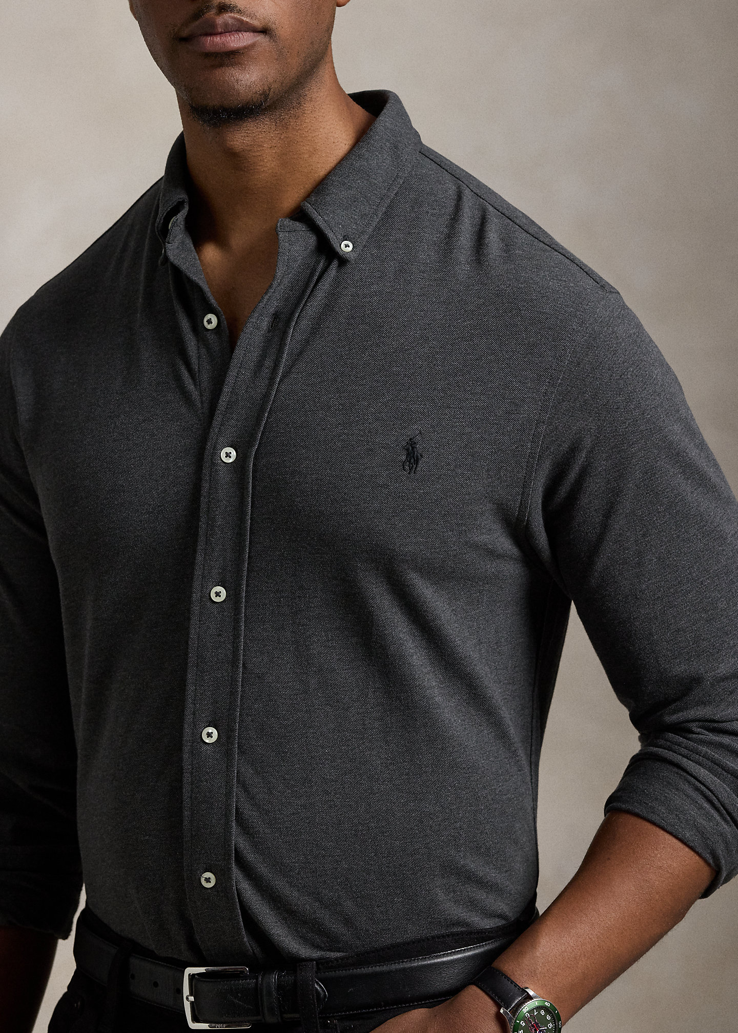 Featherweight Piqué-Hemd - RALPH LAUREN OUTLET