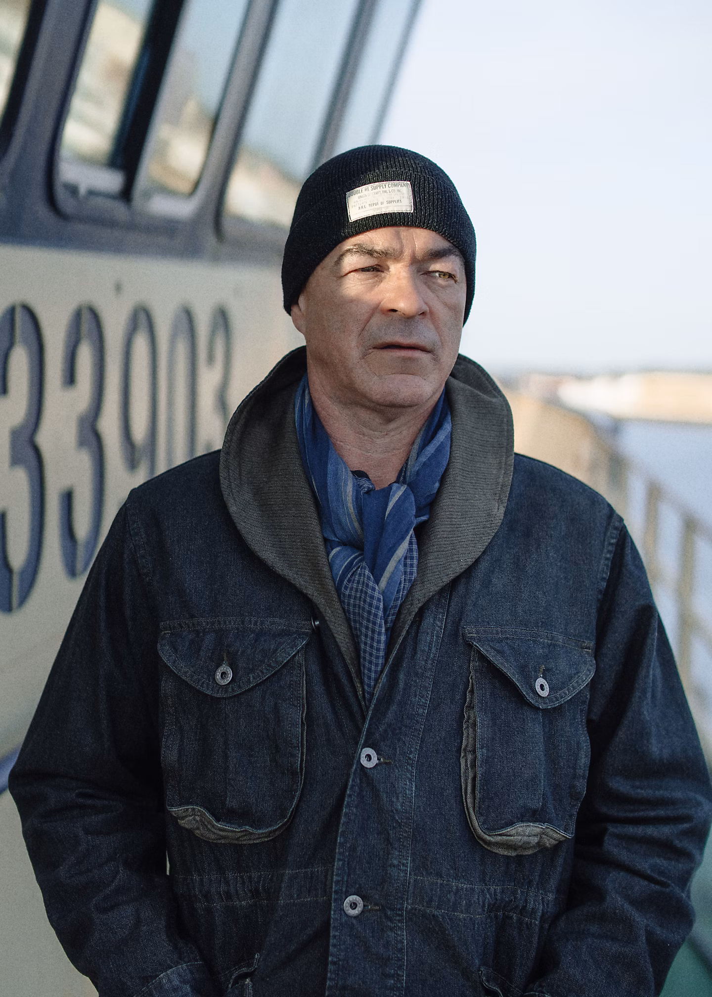 Feldjacke aus Baumwoll-Leinen-Denim - RALPH LAUREN OUTLET