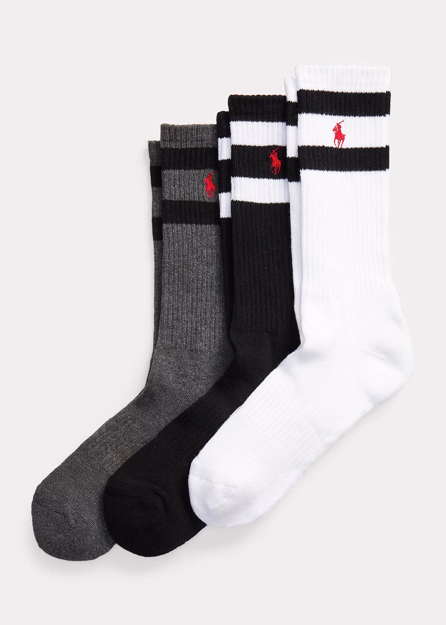 3er-Pack sportliche Crew-Socken - RALPH LAUREN OUTLET