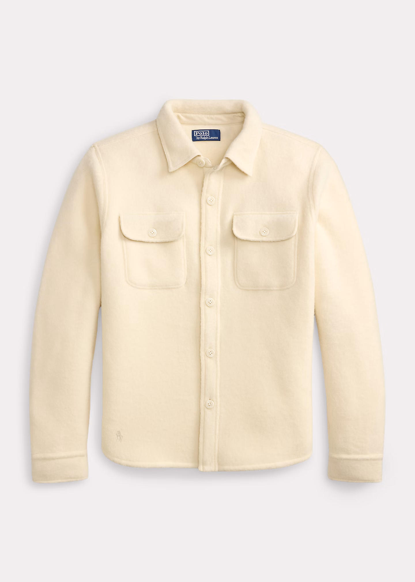 Hemdjacke aus gefilzter Wollmischung - RALPH LAUREN OUTLET