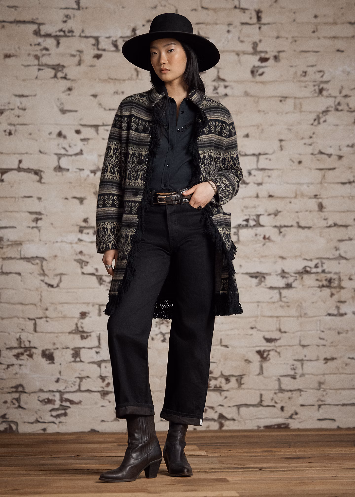 Bluse aus Atlas mit Perlen-Besatz - RALPH LAUREN OUTLET