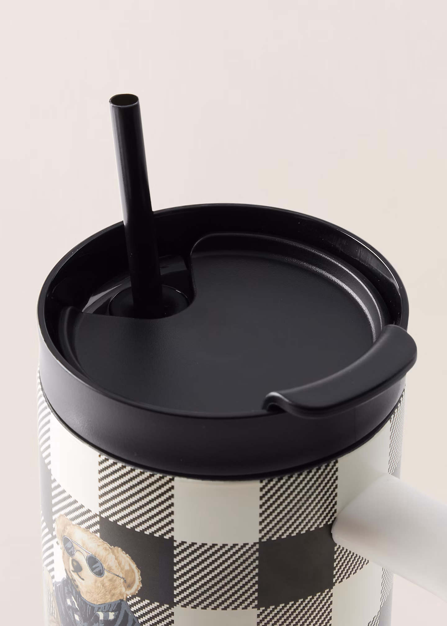 Trinkflasche mit Polo Bear und Strohhalm - RALPH LAUREN OUTLET