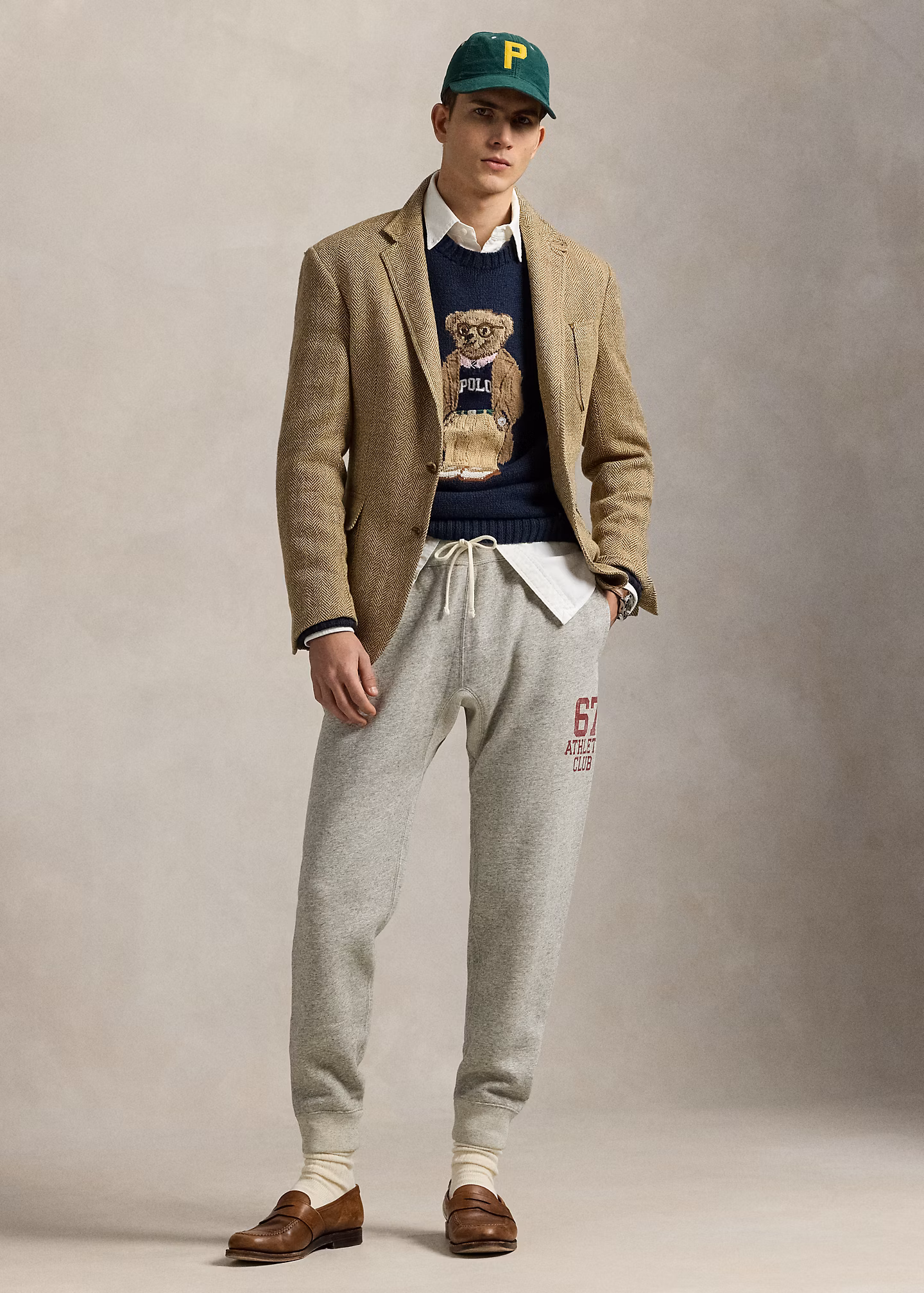 Loopback-Fleece-Jogginghose mit Grafik - RALPH LAUREN OUTLET