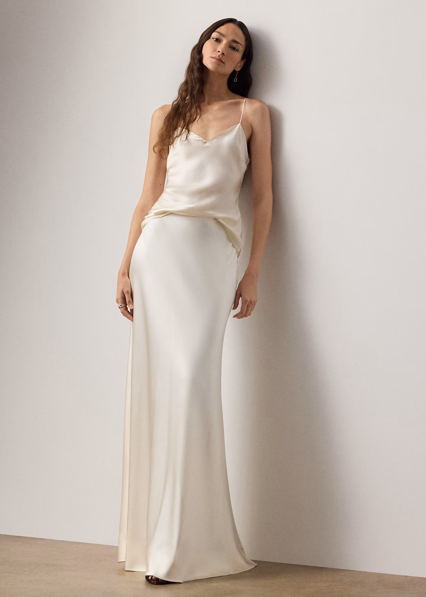 Rock Masina aus Stretchsatin - RALPH LAUREN OUTLET