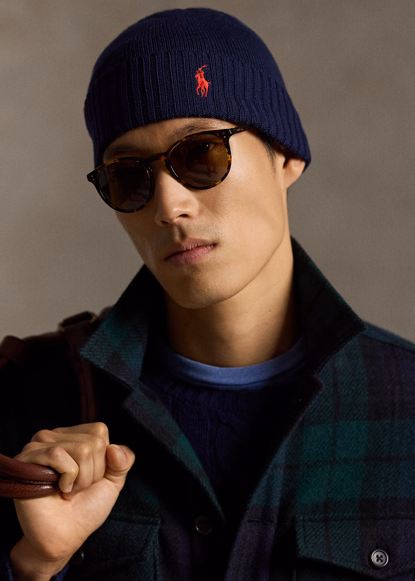 Wollmütze mit charakteristischem Pony - RALPH LAUREN OUTLET