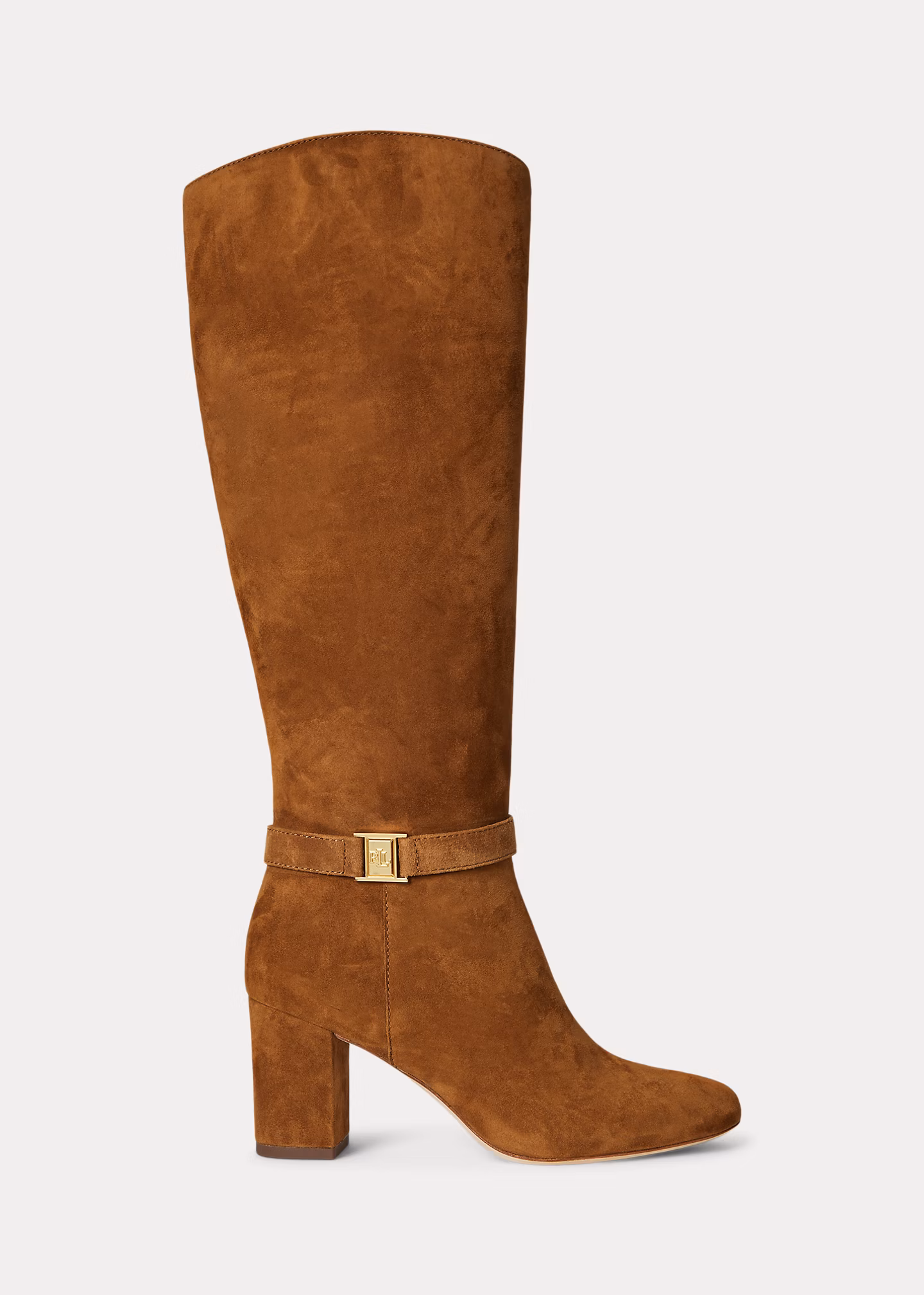 Wildlederstiefel Kellie mit Absatz - RALPH LAUREN OUTLET