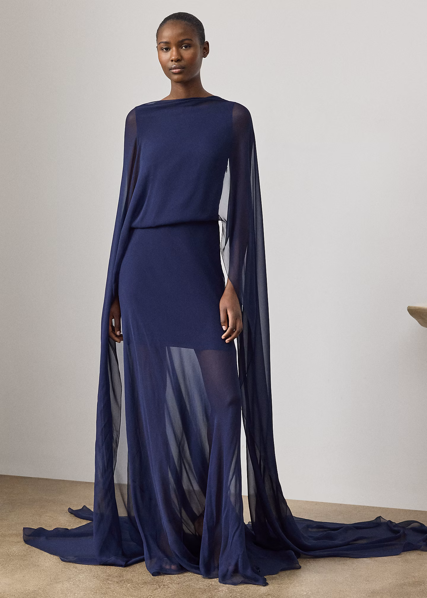 Abendkleid Dylon aus gewaschenem Chiffon - RALPH LAUREN OUTLET