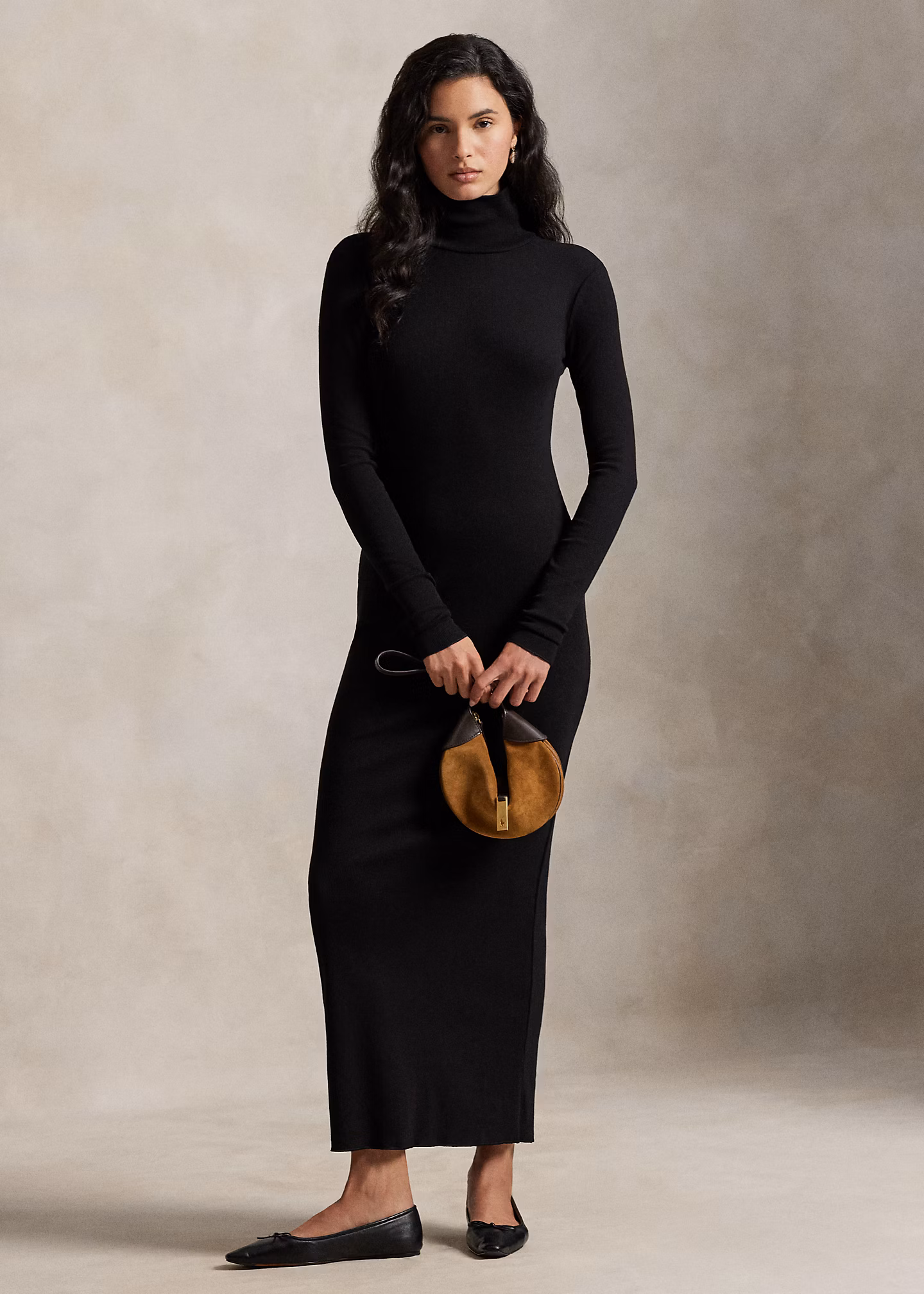 Geripptes Rollkragenkleid - RALPH LAUREN OUTLET