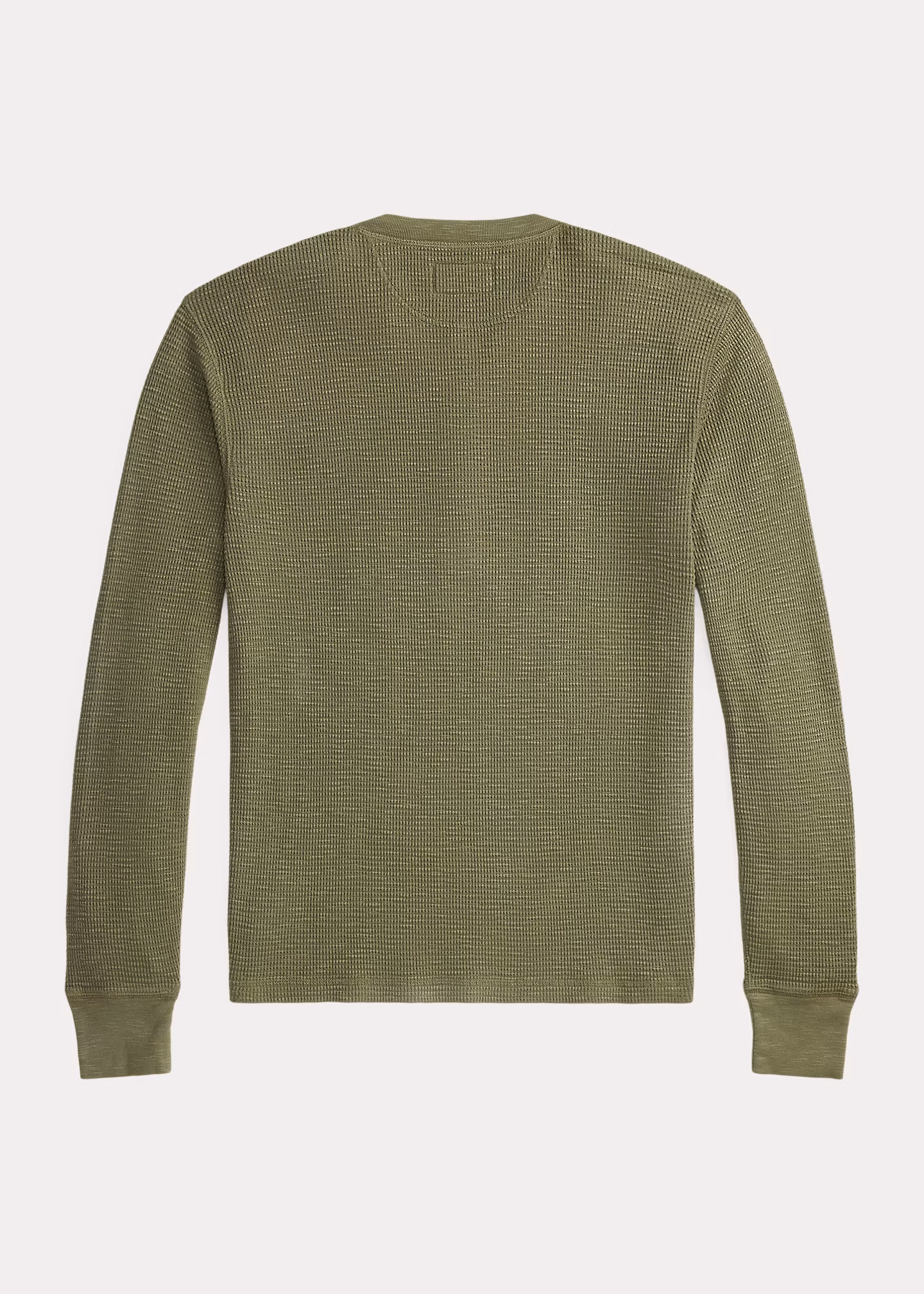 Gefärbtes Henley aus Waffelpiqué - RALPH LAUREN OUTLET