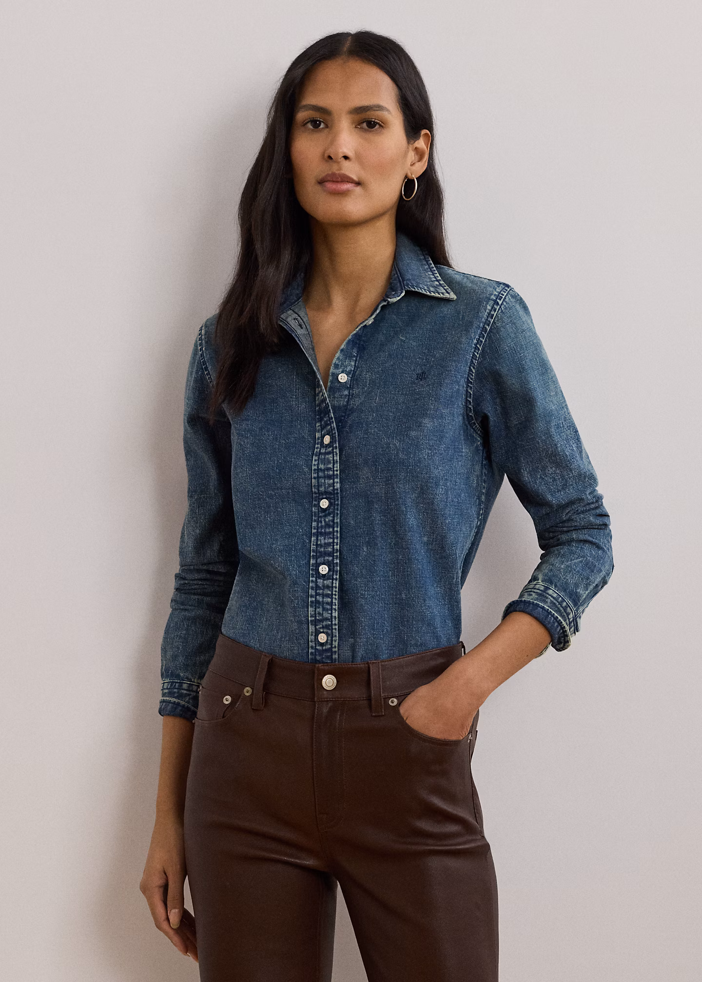 Classic-Fit Hemd aus Denim - RALPH LAUREN OUTLET