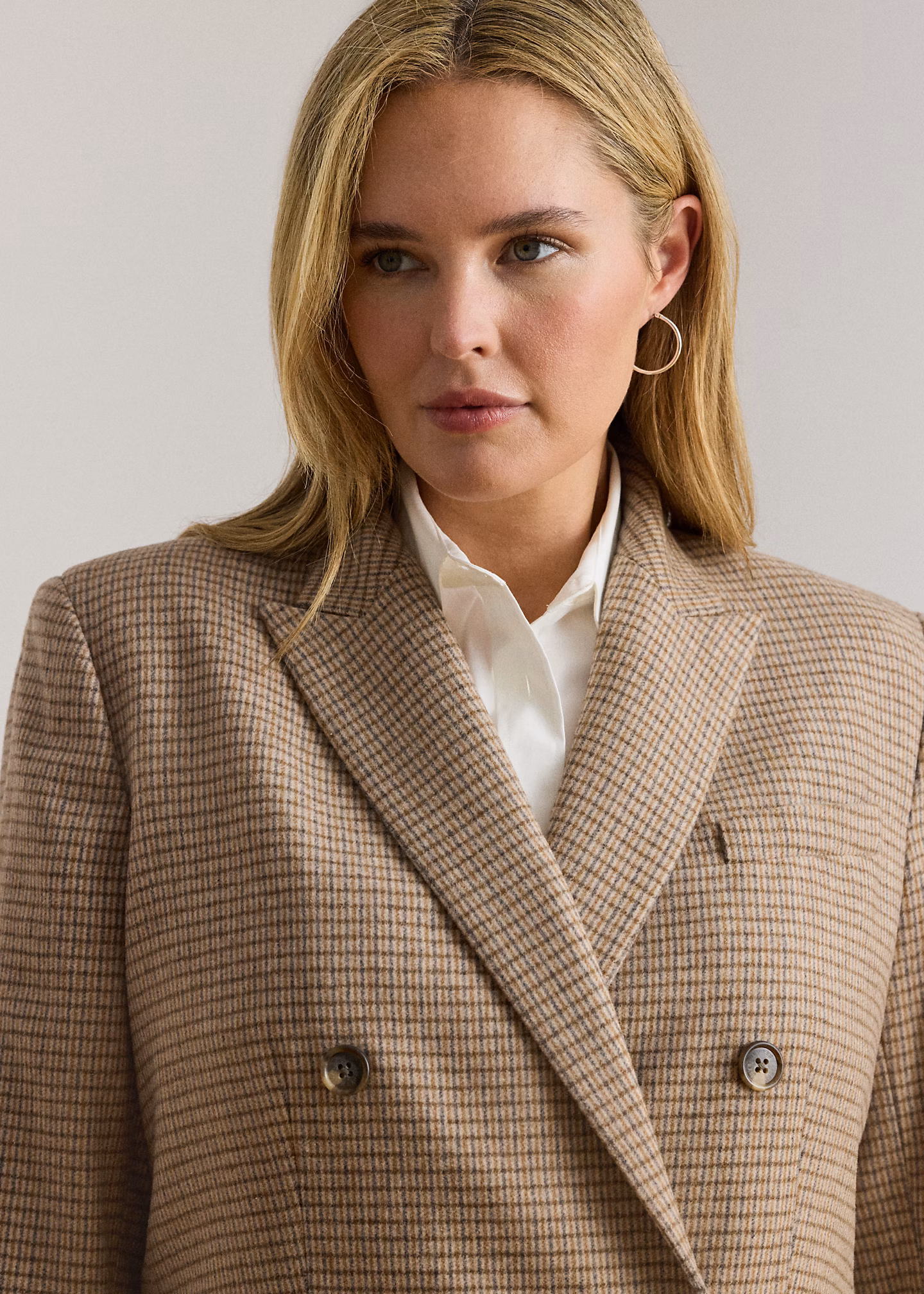 Zweireihiger Twillblazer mit Wolle - RALPH LAUREN OUTLET