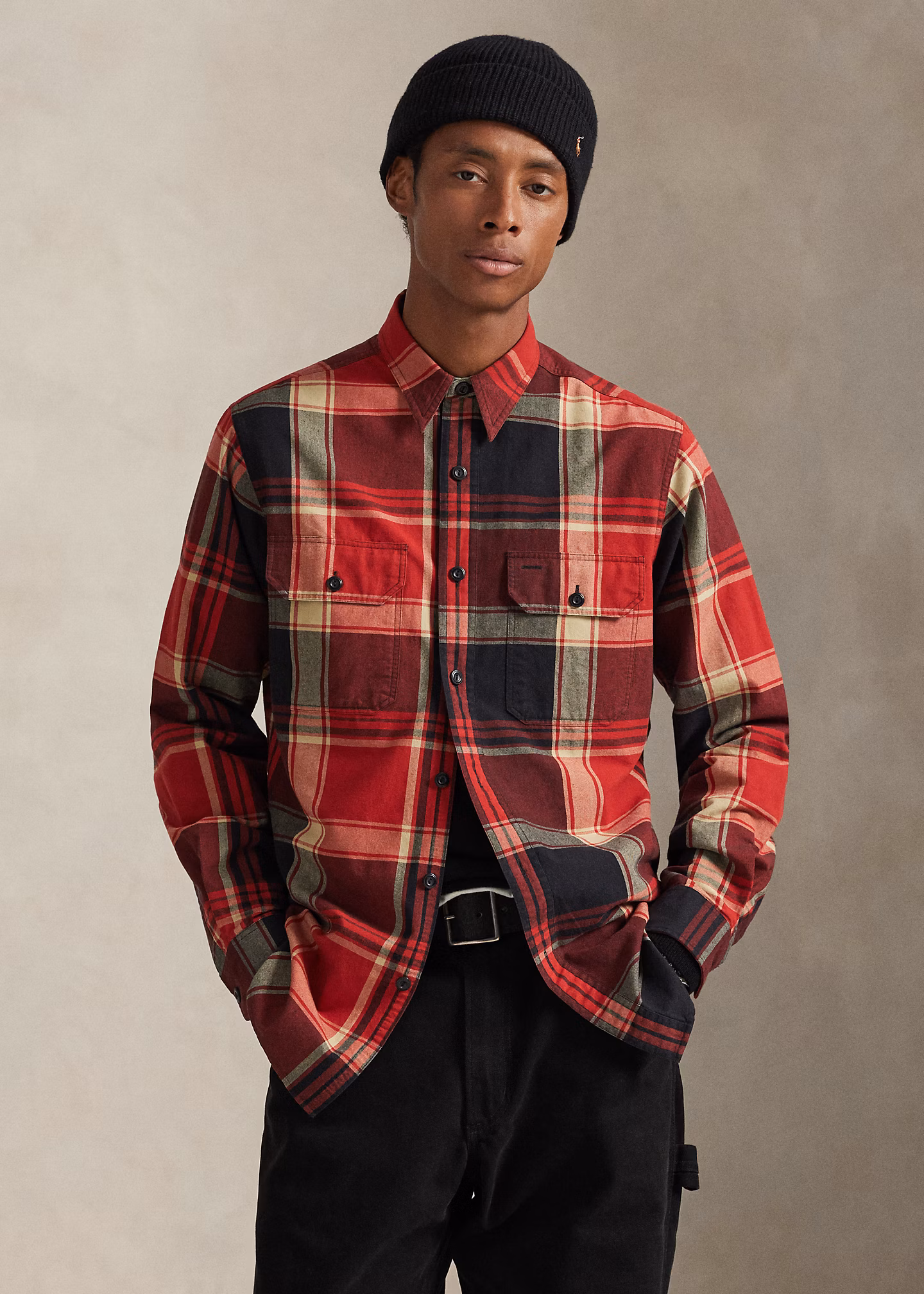 Kariertes Classic-Fit Oxford-Arbeitshemd - RALPH LAUREN OUTLET