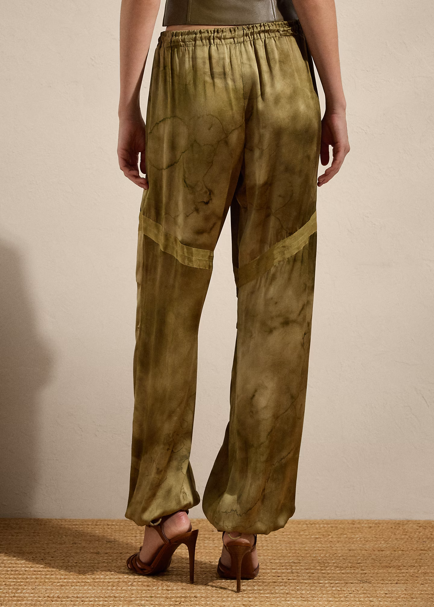 Bedruckte Seidencharmeuse-Hose Killian - RALPH LAUREN OUTLET