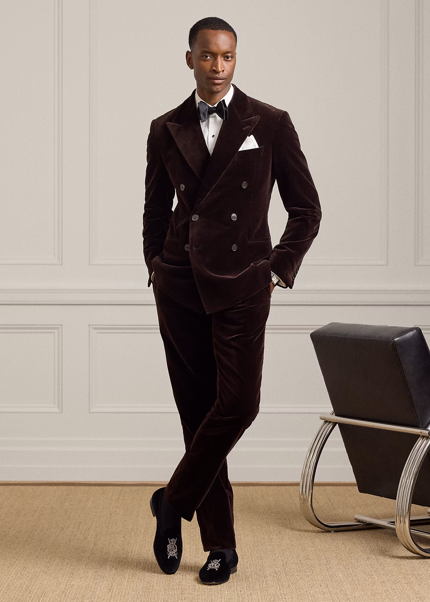 Handgeschneiderte Samthose Gregory - RALPH LAUREN OUTLET