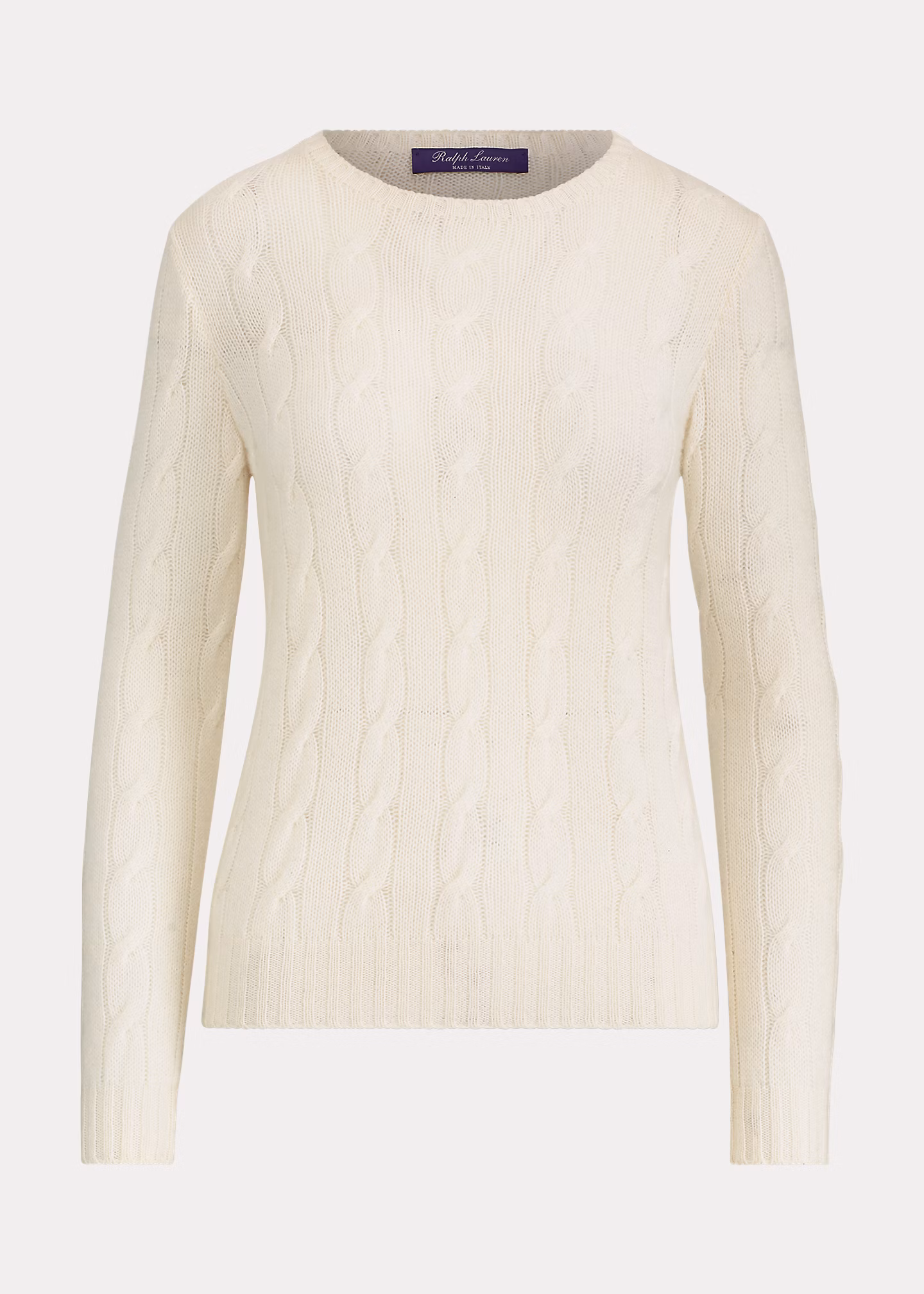 Kaschmirpullover mit Zopfmuster - RALPH LAUREN OUTLET