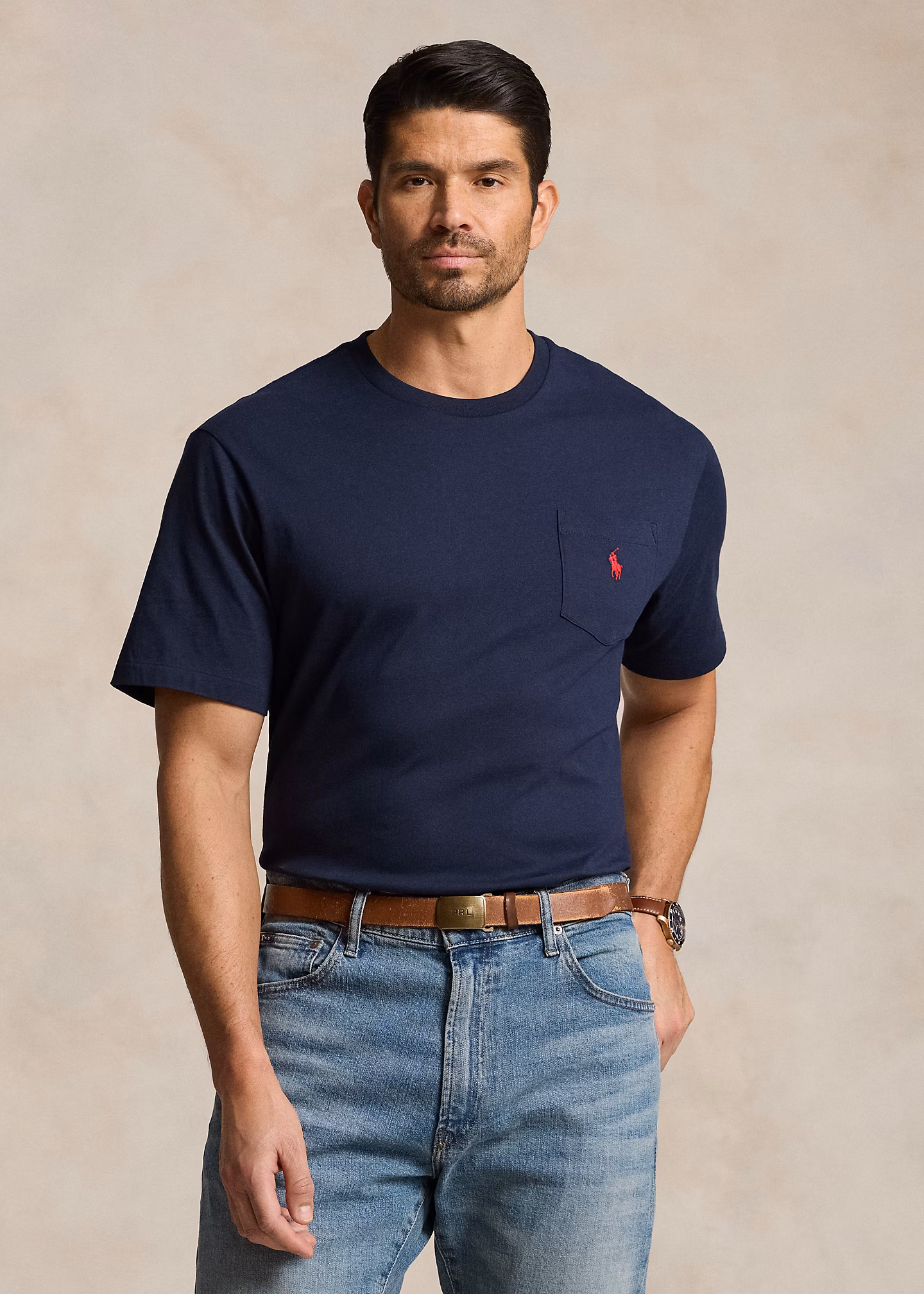 Classic-Fit T-Shirt mit Tasche - RALPH LAUREN OUTLET