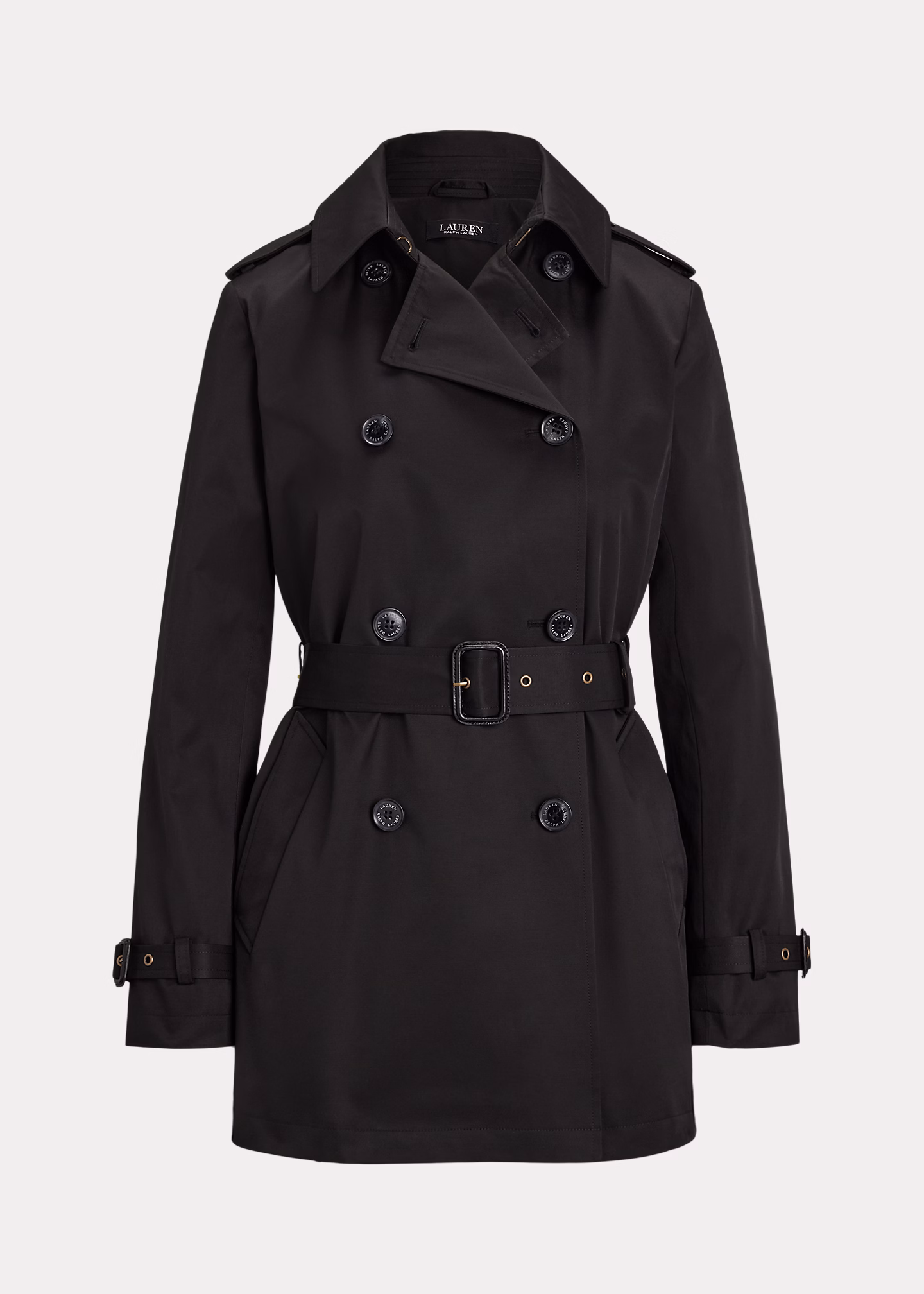 Zweireihiger Trenchcoat mit Baumwolle - RALPH LAUREN OUTLET