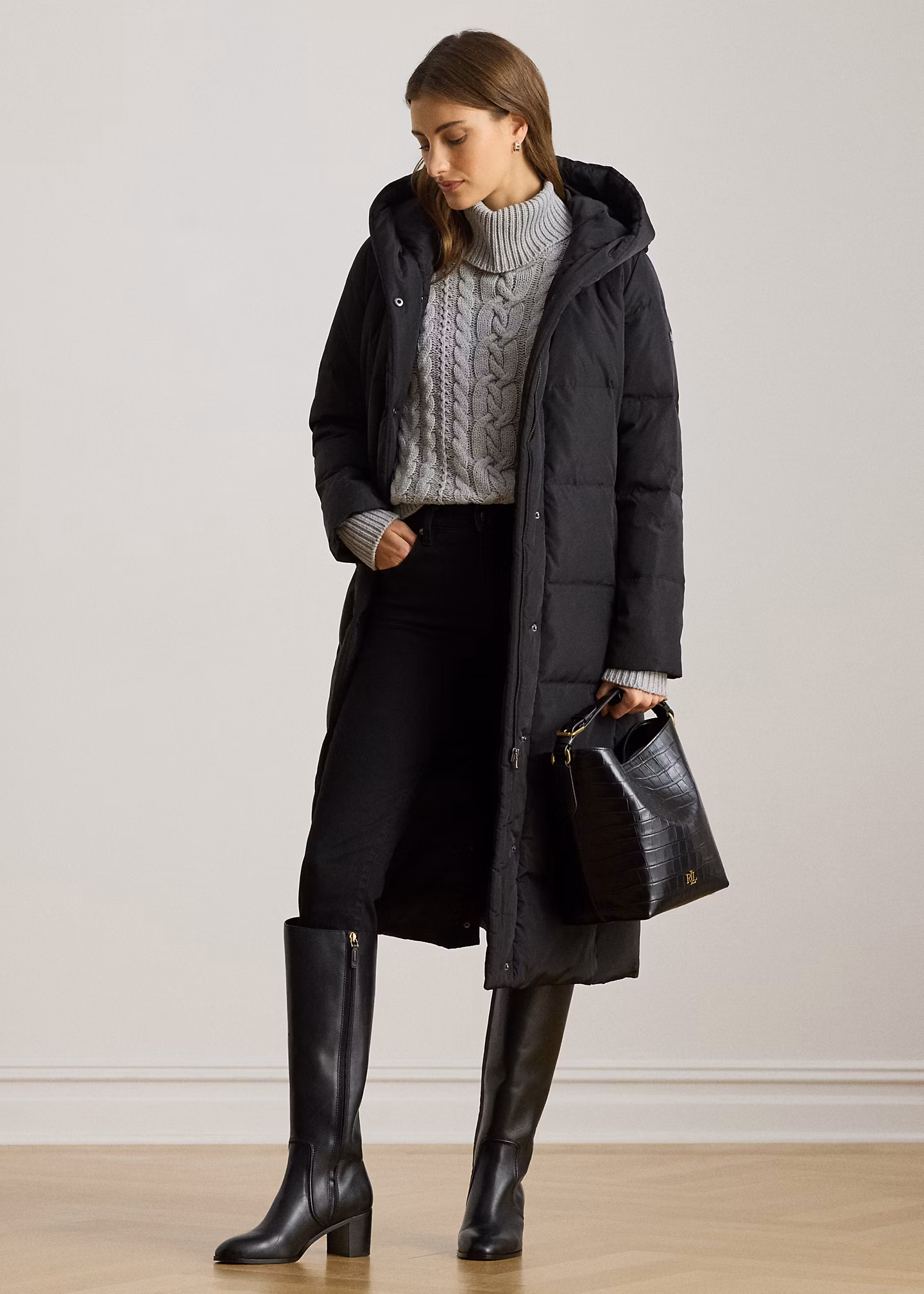 Daunen-Puffermantel mit Kapuze - RALPH LAUREN OUTLET