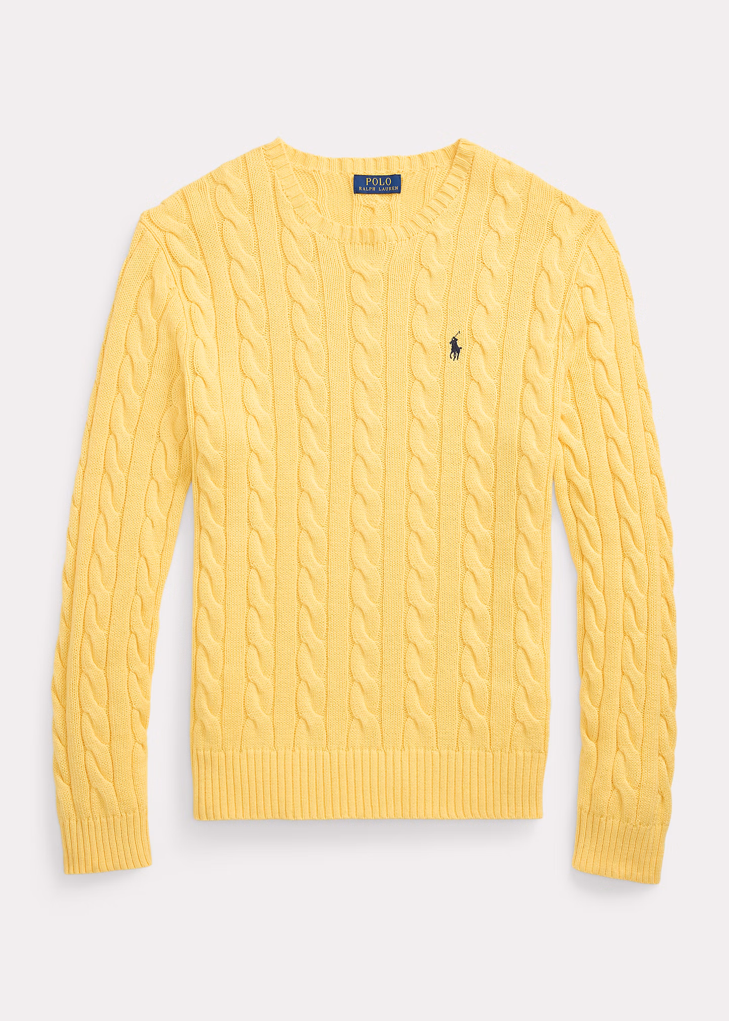 Baumwollpullover mit Zopfmuster - RALPH LAUREN OUTLET