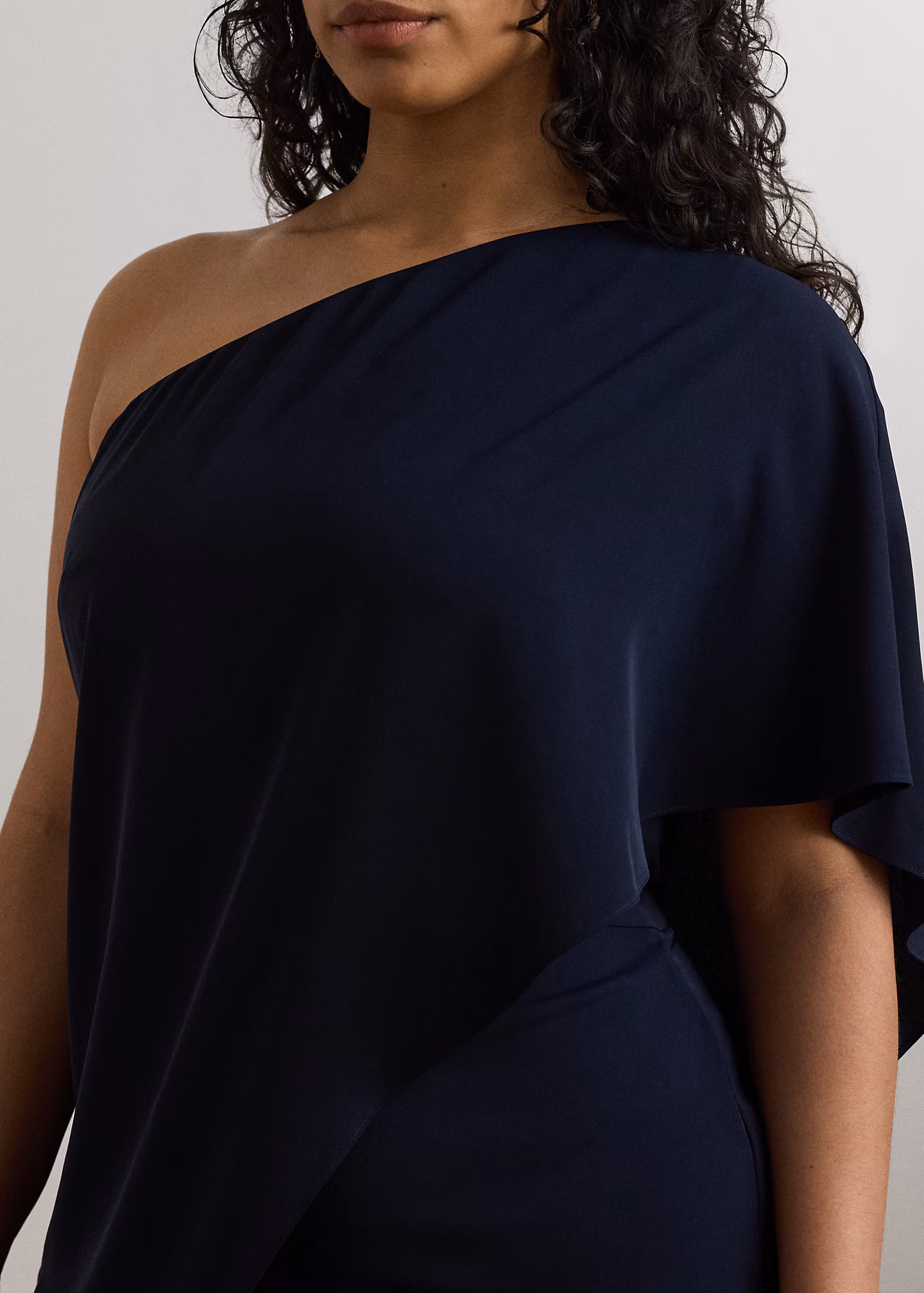 Einschultriger Jumpsuit mit Cape - RALPH LAUREN OUTLET