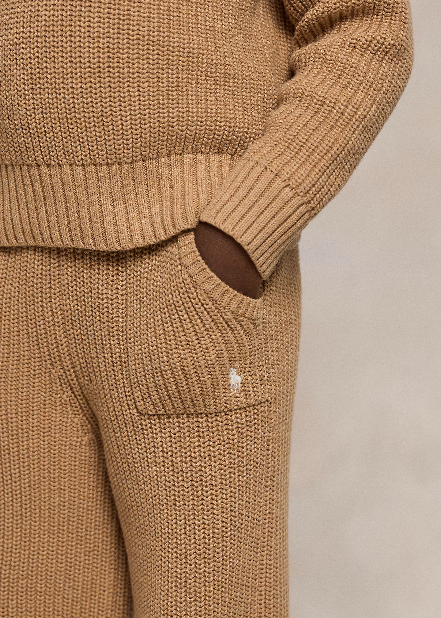 Baumwoll-Pulloverhose mit weitem Bein - RALPH LAUREN OUTLET