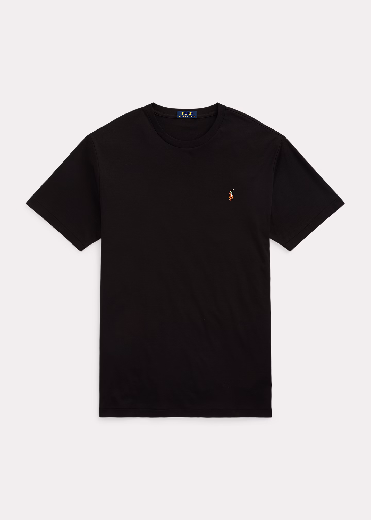 Baumwoll-T-Shirt mit Rundhalsausschnitt - RALPH LAUREN OUTLET