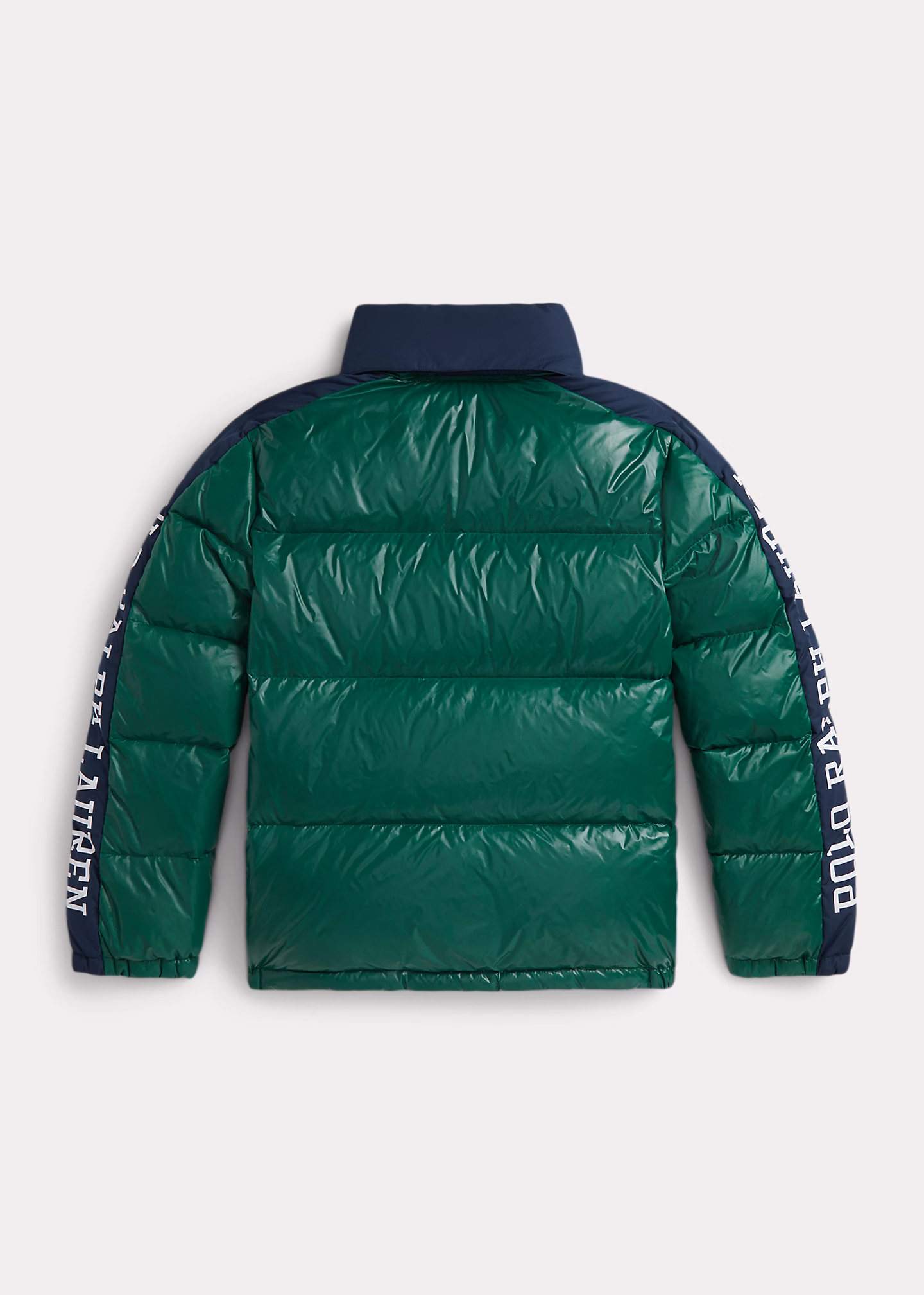 Daunenjacke mit Kapuze und Logo - RALPH LAUREN OUTLET