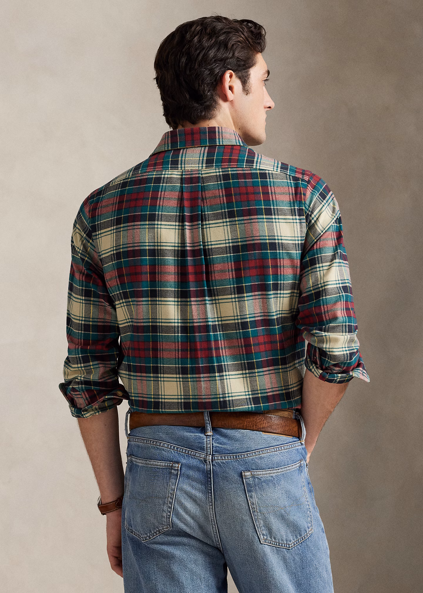 Custom-Fit Funktionshemd mit Karomuster - RALPH LAUREN OUTLET