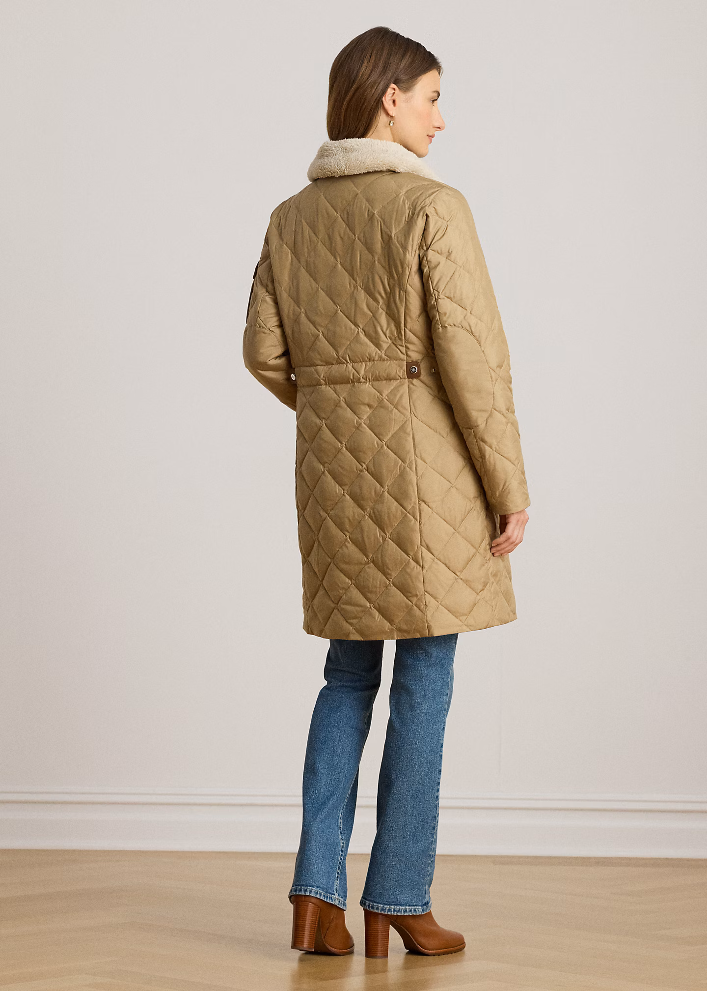 Daunenmantel mit Rautensteppung - RALPH LAUREN OUTLET